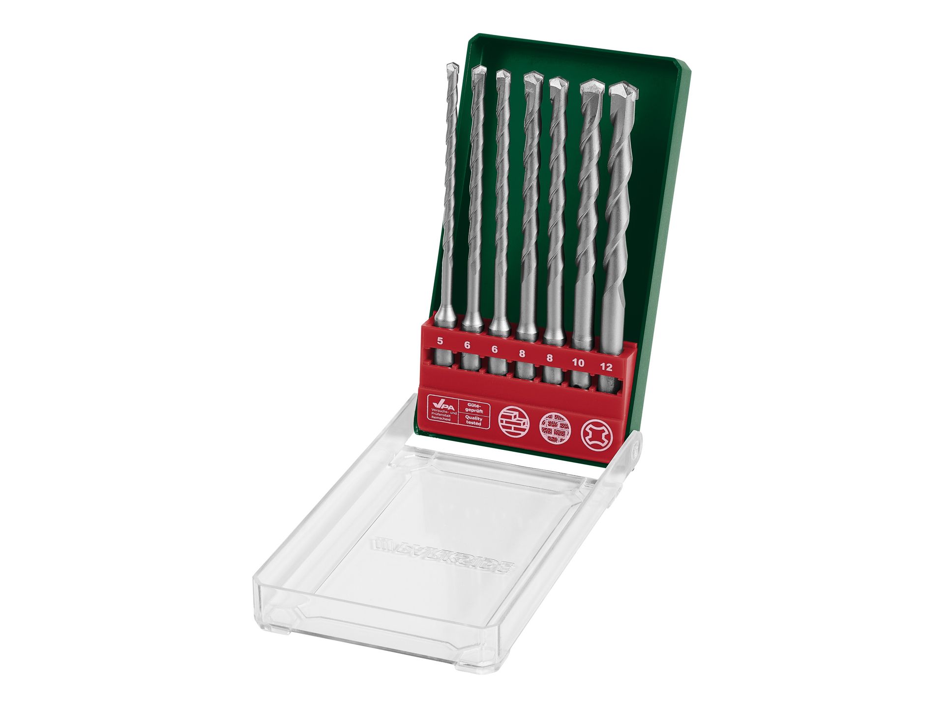 PARKSIDE® Wiertło udarowe SDS / Krótkie dłuto SDS / Szybkomocujący uchwyt wiertarski (Zestaw wierteł SDS)