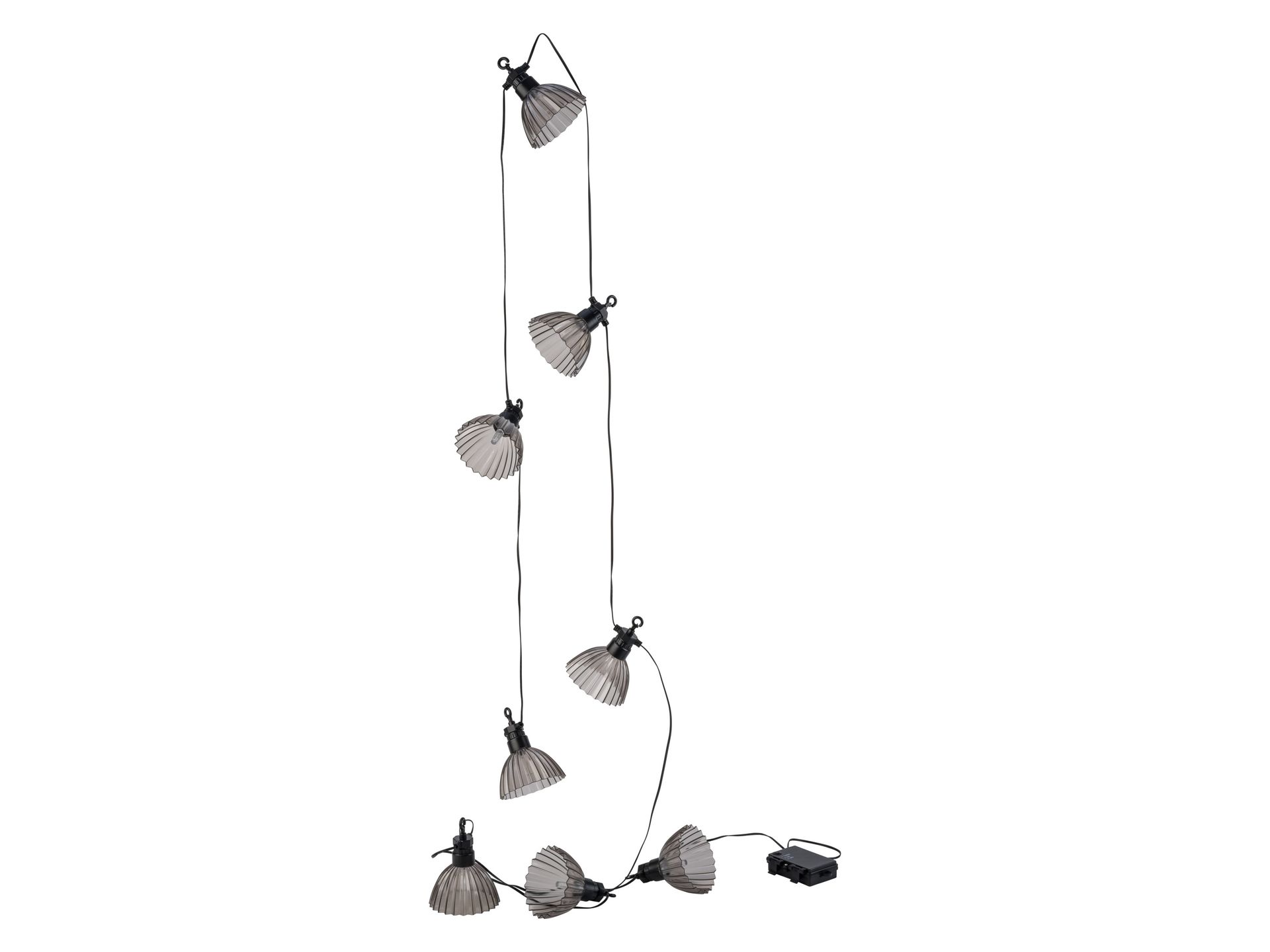 LIVARNO home Girlanda świetlna LED z 8 żarówkami (Czarny)