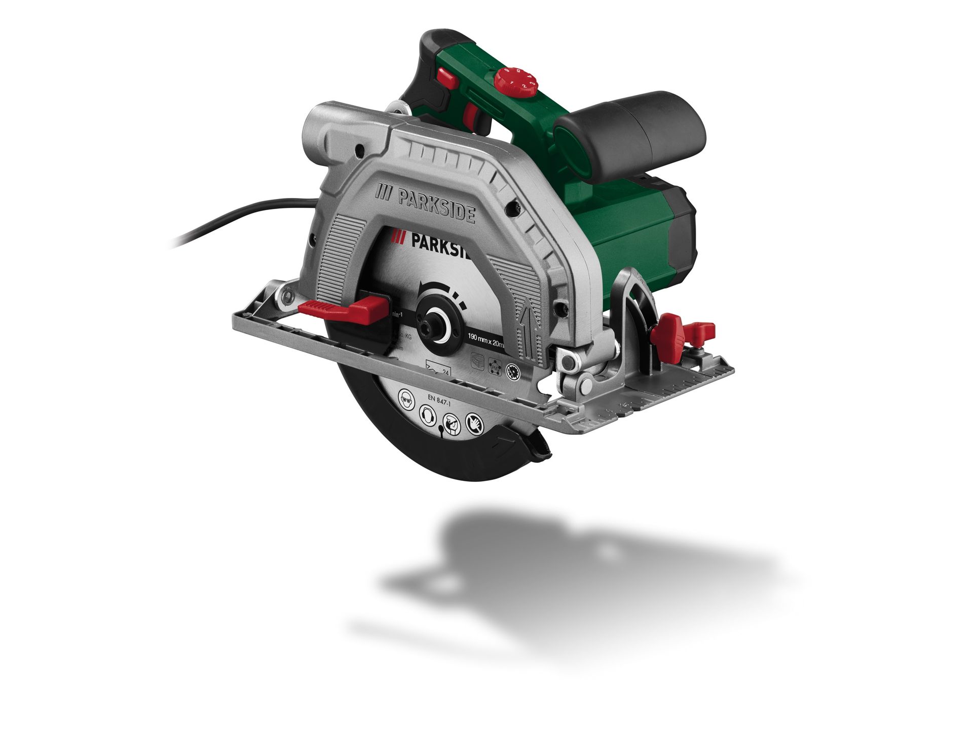 PARKSIDE® Pilarka ręczna tarczowa PHKS 1350 E4, 1350 W