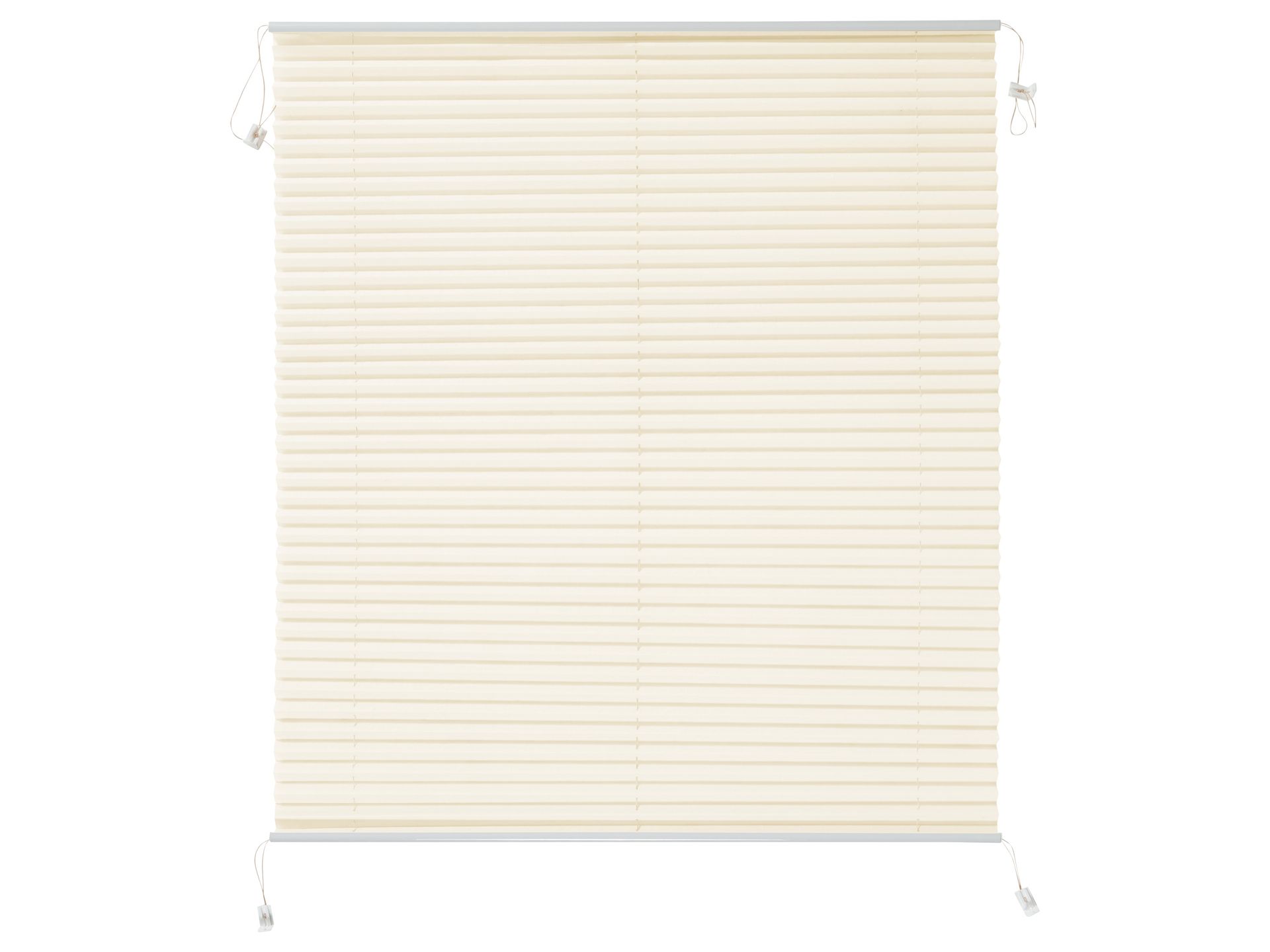 LIVARNO home Roleta plisowana na okno, 90 x 130 cm (Kremowy)