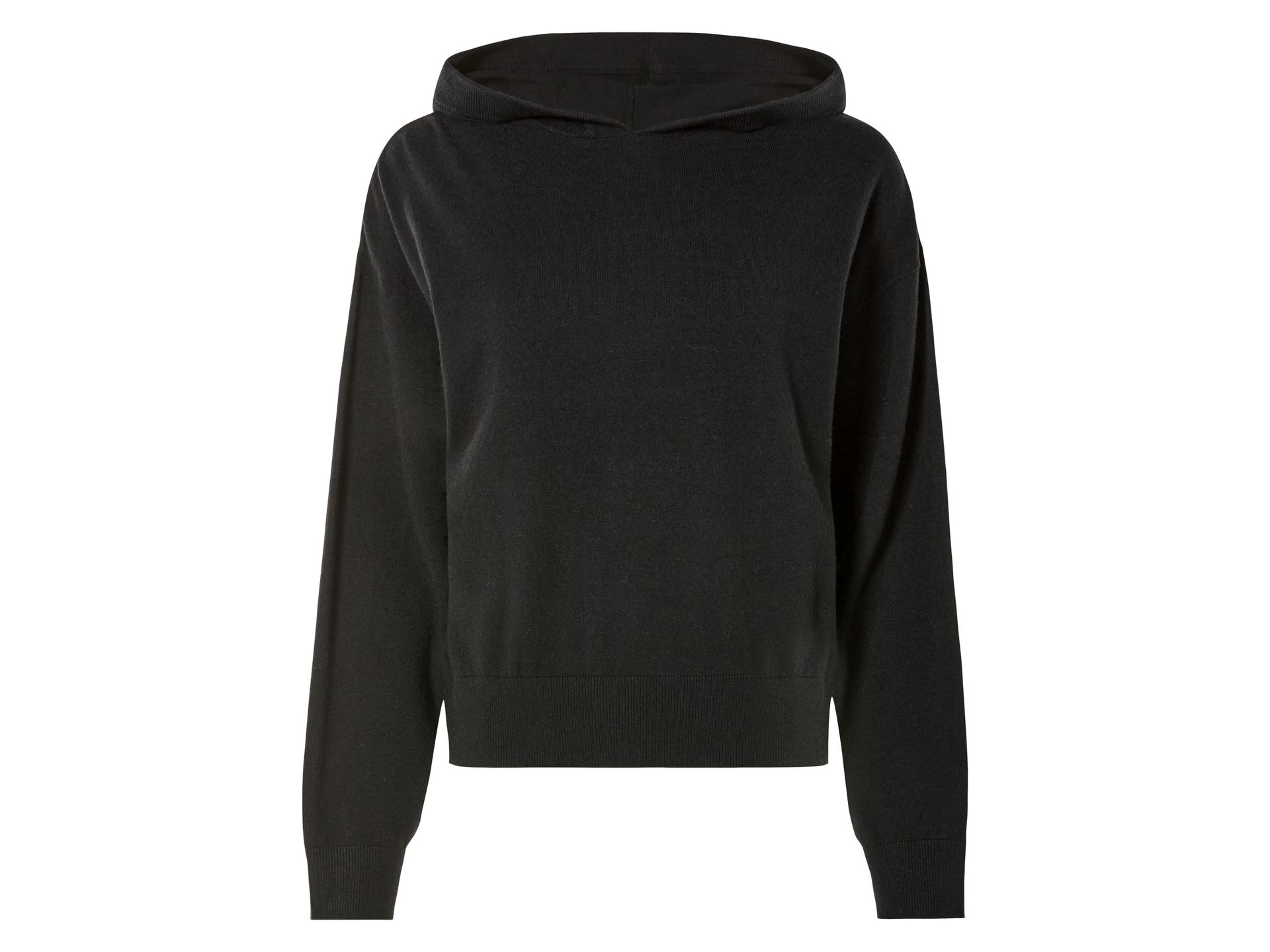esmara® Bluza damska z kapturem (L (44-46), Czarny)
