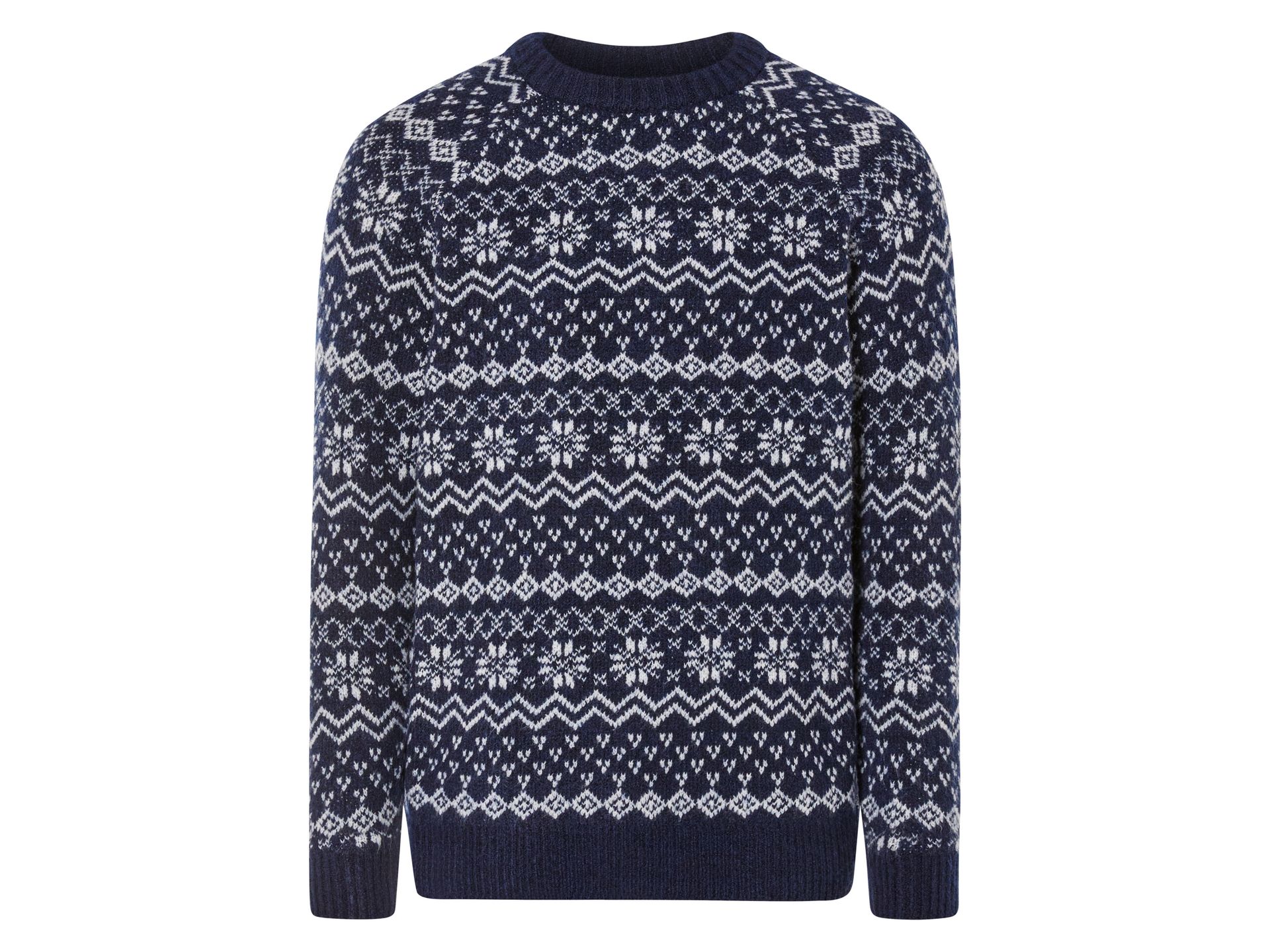 LIVERGY® Sweter świąteczny męski (XL (56/58), Niebieski)