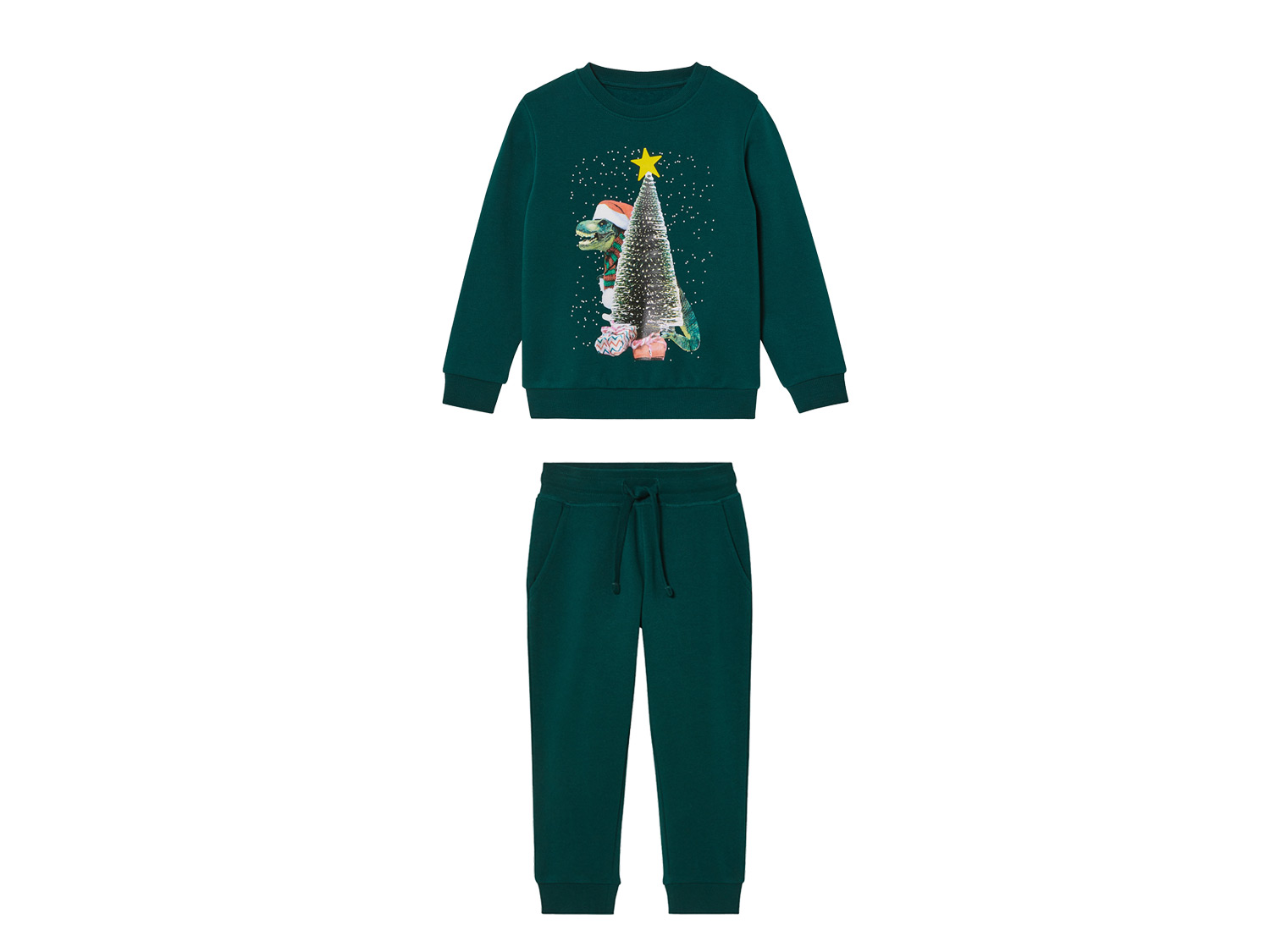 lupilu® Dres dziecięcy z bawełny, 2 elementy (98/104, Zielony)