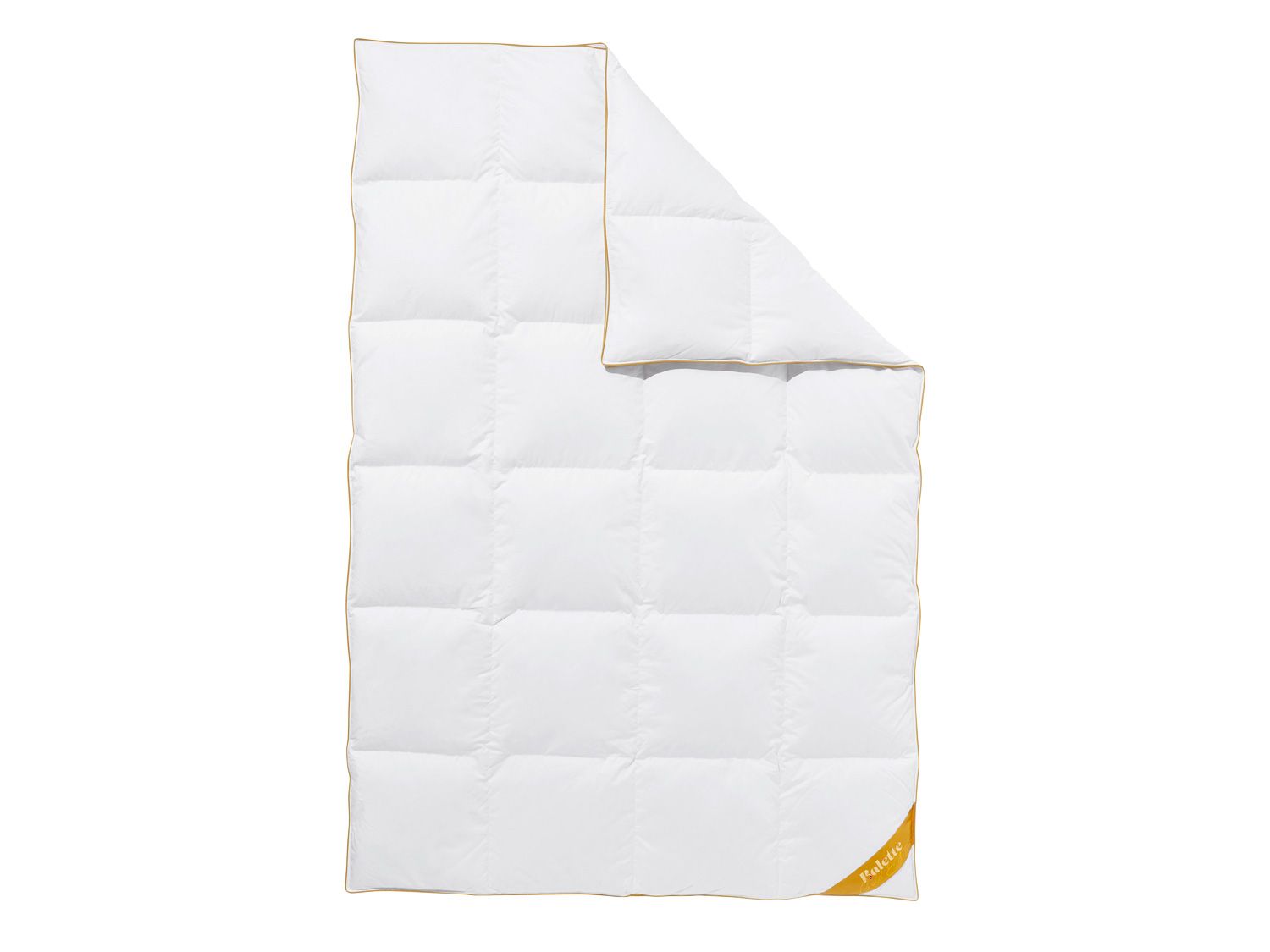 Balette Kołdra kasetowa z puchem gęsim Gold Edition, ciepła