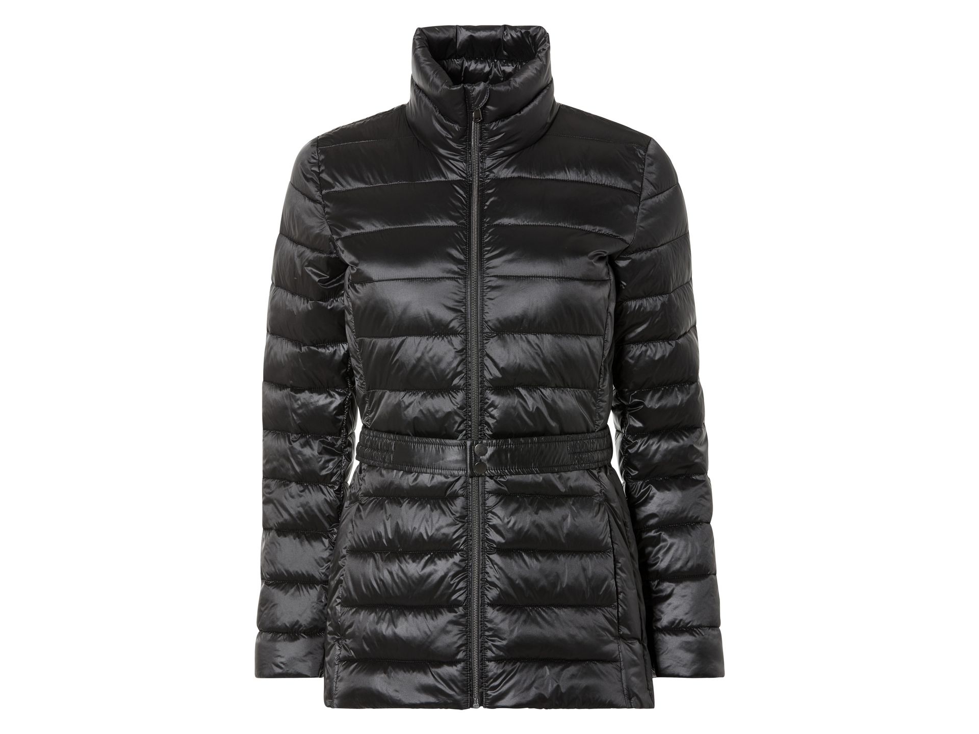esmara® Lekka pikowana kurtka damska, wiatroszczelna (L (44-46), Szary)