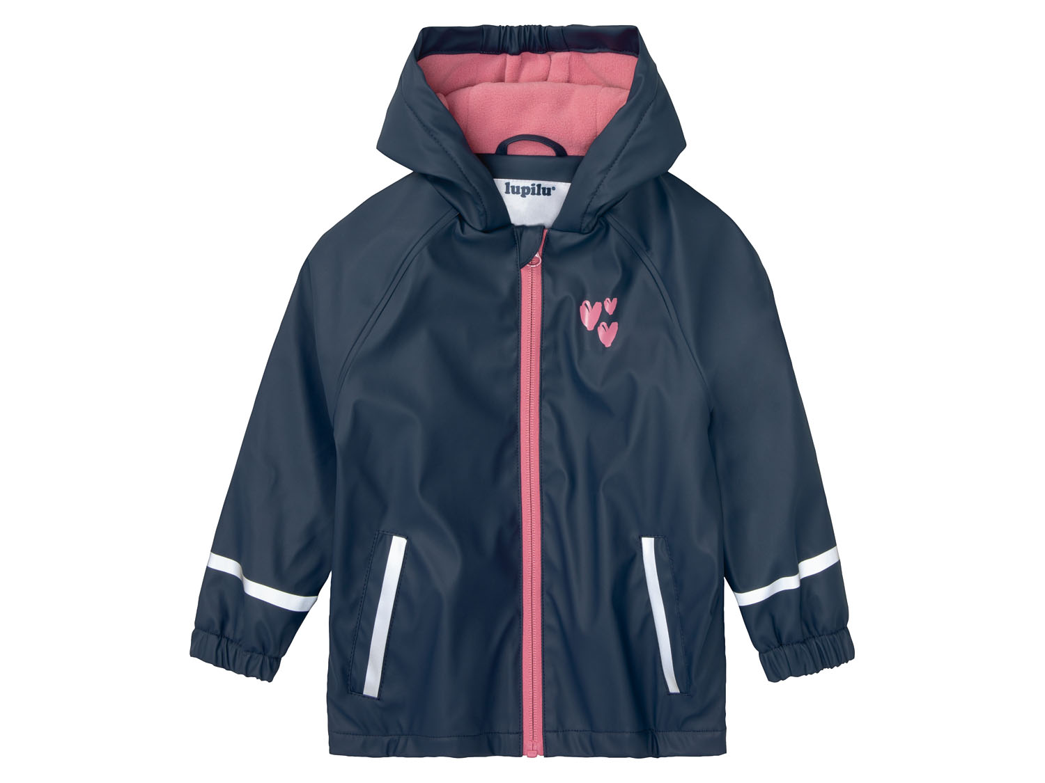 lupilu® Kurtka przeciwdeszczowa dziewczęca (86/92, Granatowy)