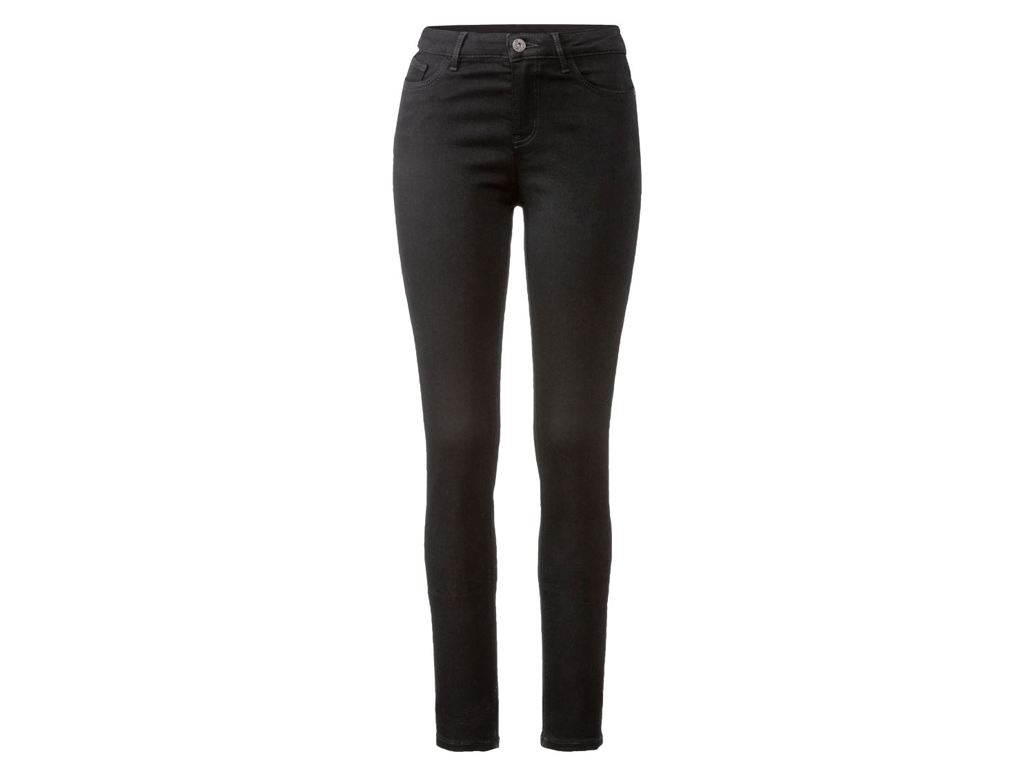 esmara® Jeansy damskie Super Skinny Fit (Czarny, 34)
