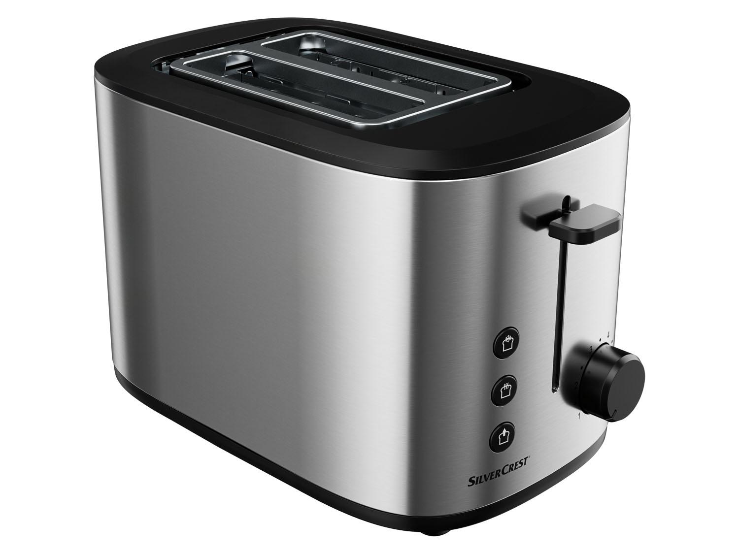 SILVERCREST KITCHEN TOOLS Toster ze stali szlachetnej, 980 W (Srebrny)