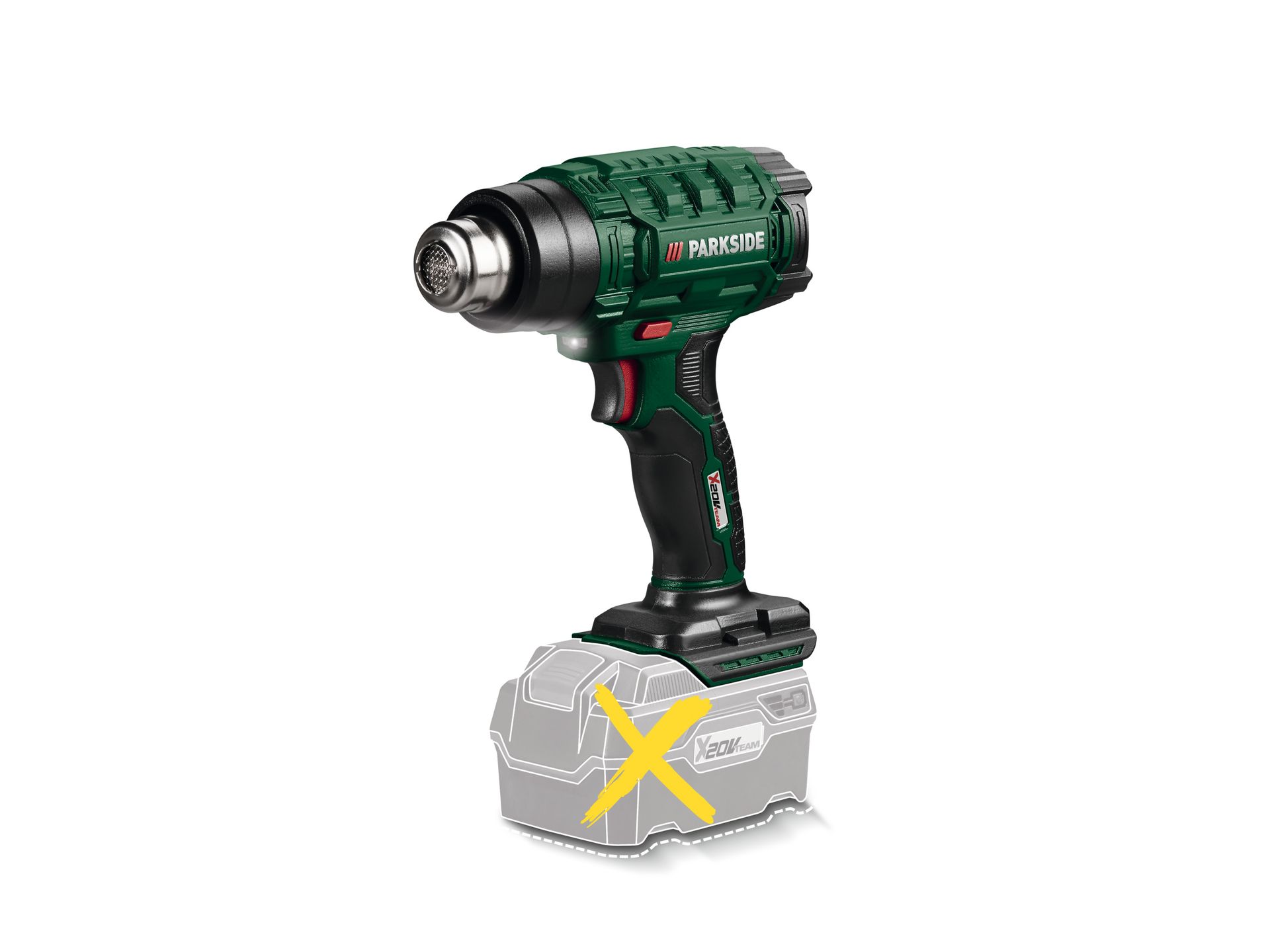 PARKSIDE® Opalarka akumulatorowa 20 V PHLGA 20-Li C2, bez akumulatora i ładowarki
