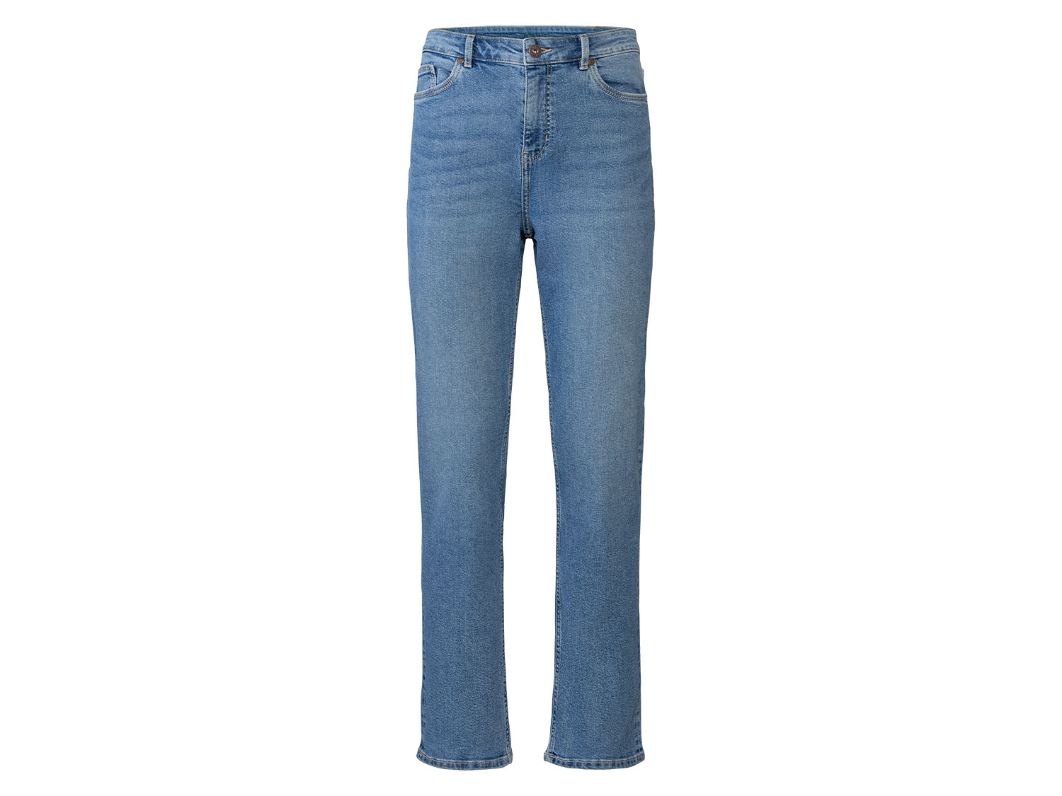esmara® Jeansy damskie Straight Fit (36, Niebieski)