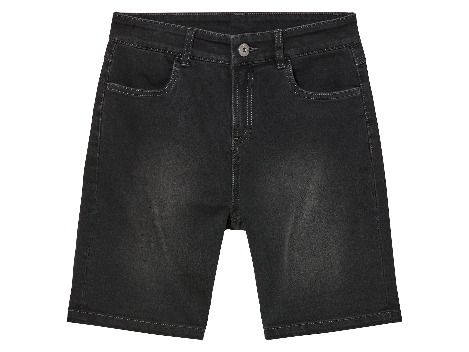 pepperts!® Spodenki jeansowe chłopięce z bawełną (Ciemnoszary, 146/152)