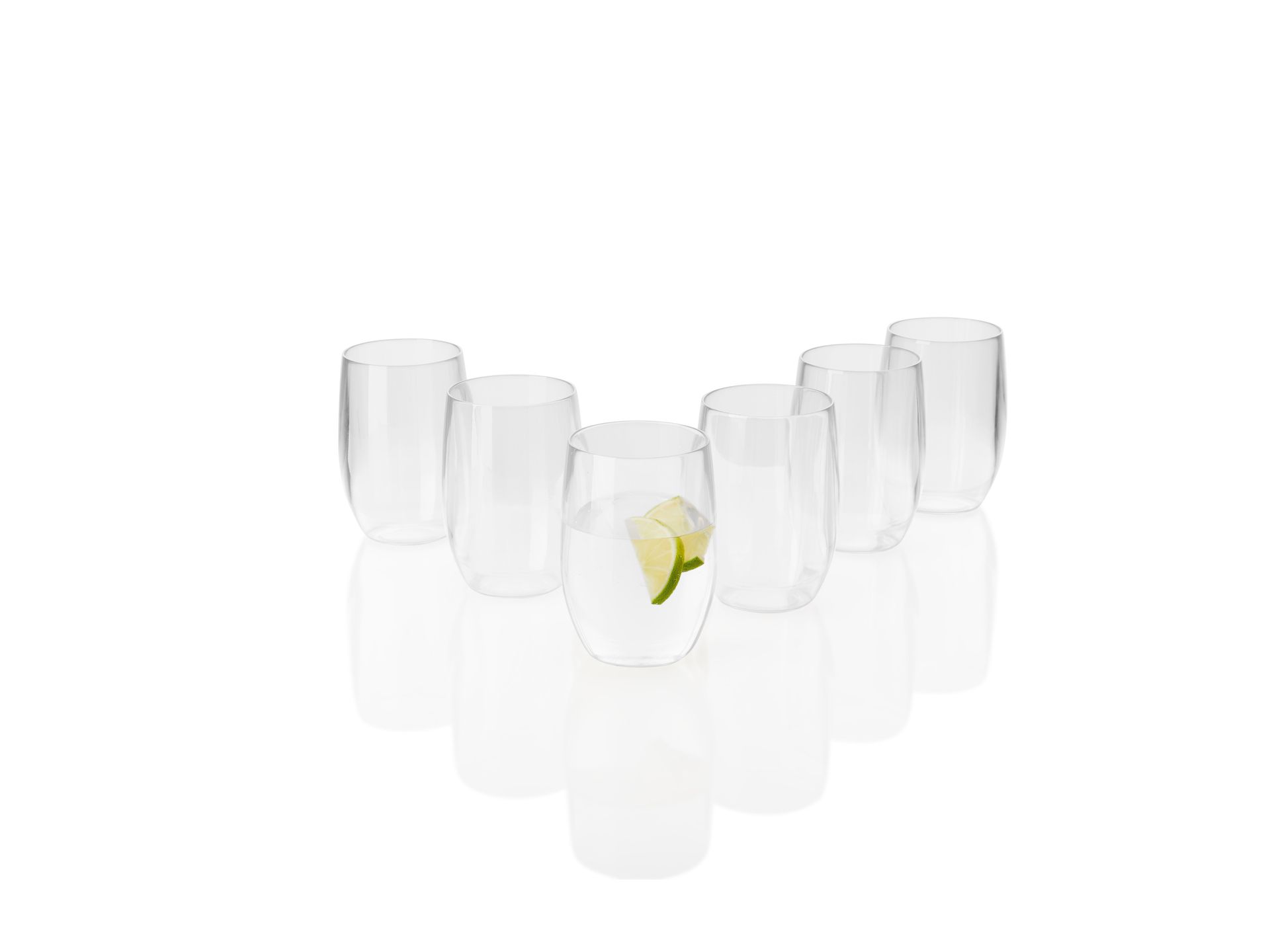 ERNESTO® Kieliszki do wina \ kieliszki do szampana \ kieliszki do wody, 6 sztuk (Szklanki do wody, Przezroczysty)