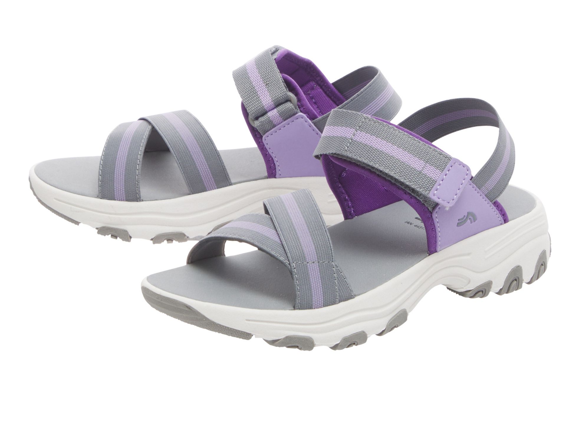 CRIVIT Sandały trekkingowe damskie, wytrzymałe i lekkie (36, Fioletowy/szary)