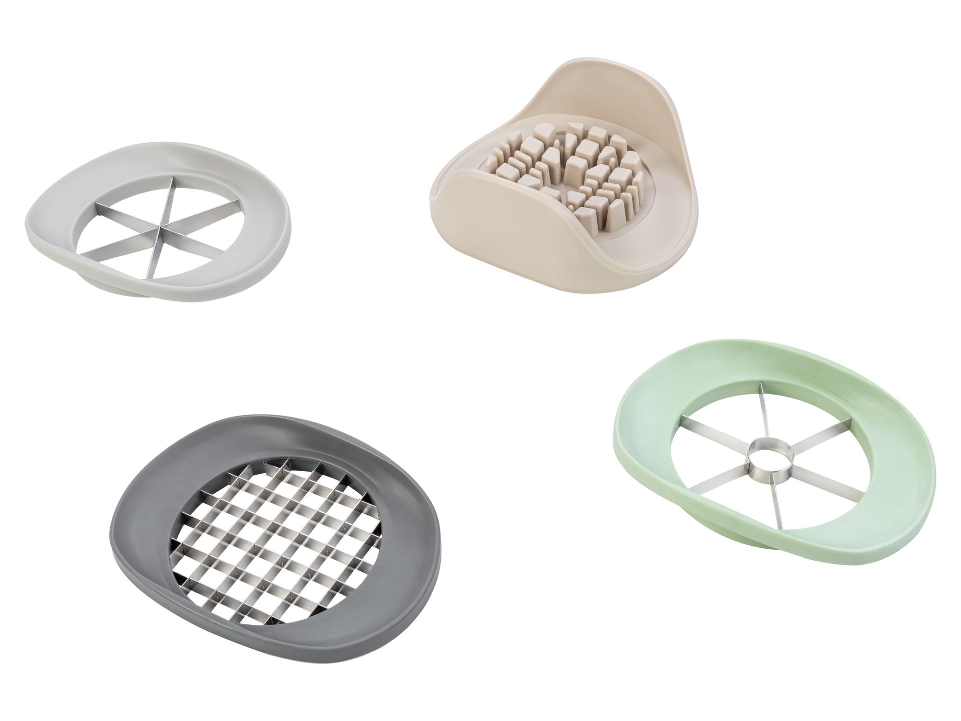 Livarno home Zestaw tarek / Krajalnica do owoców, 4 elementy (Krajalnica do owoców)