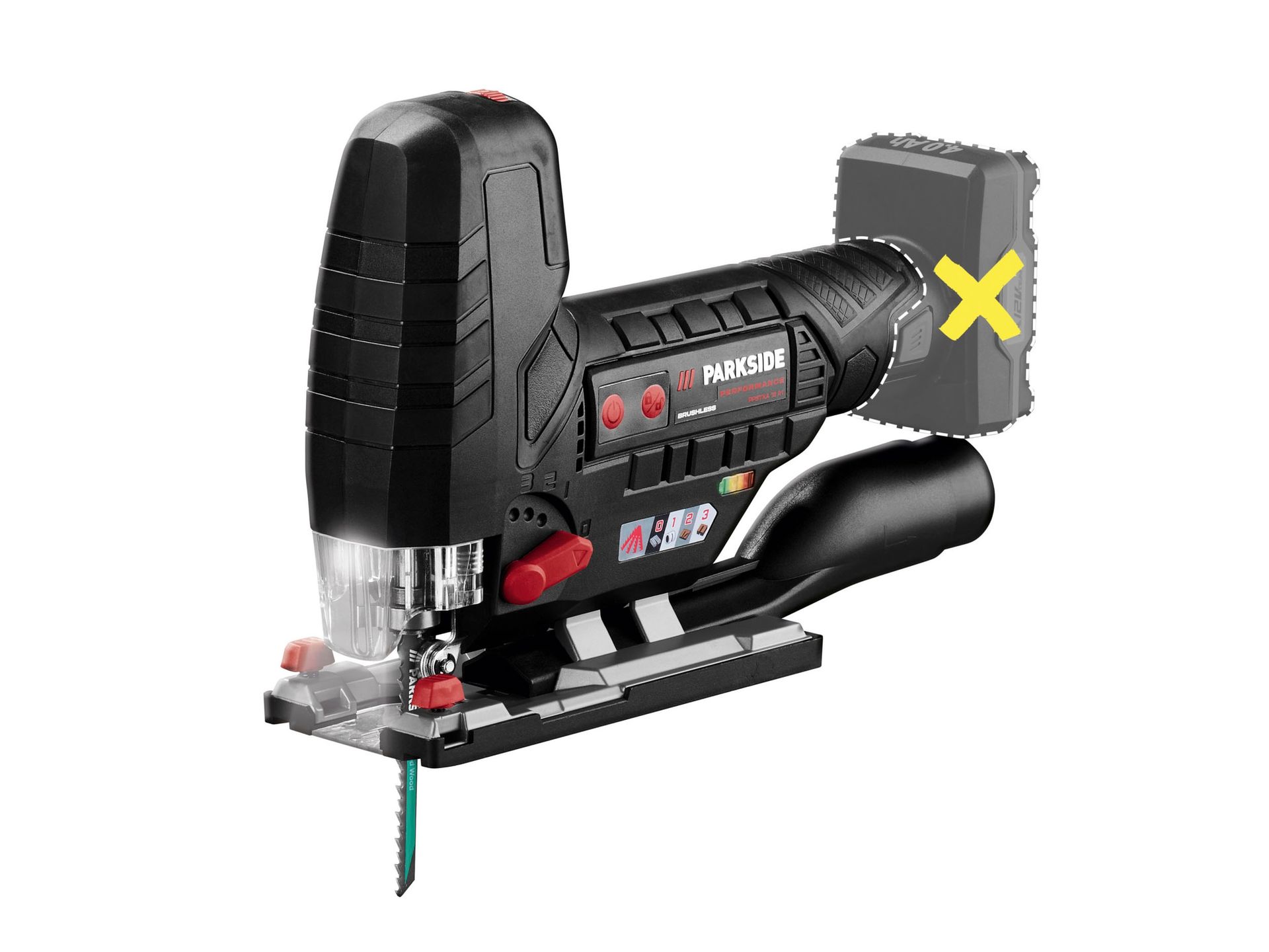 PARKSIDE PERFORMANCE® Akumulatorowa wyrzynarka 12 V, PPSTKA 12 A1 (bez akumulatora i ładowarki)