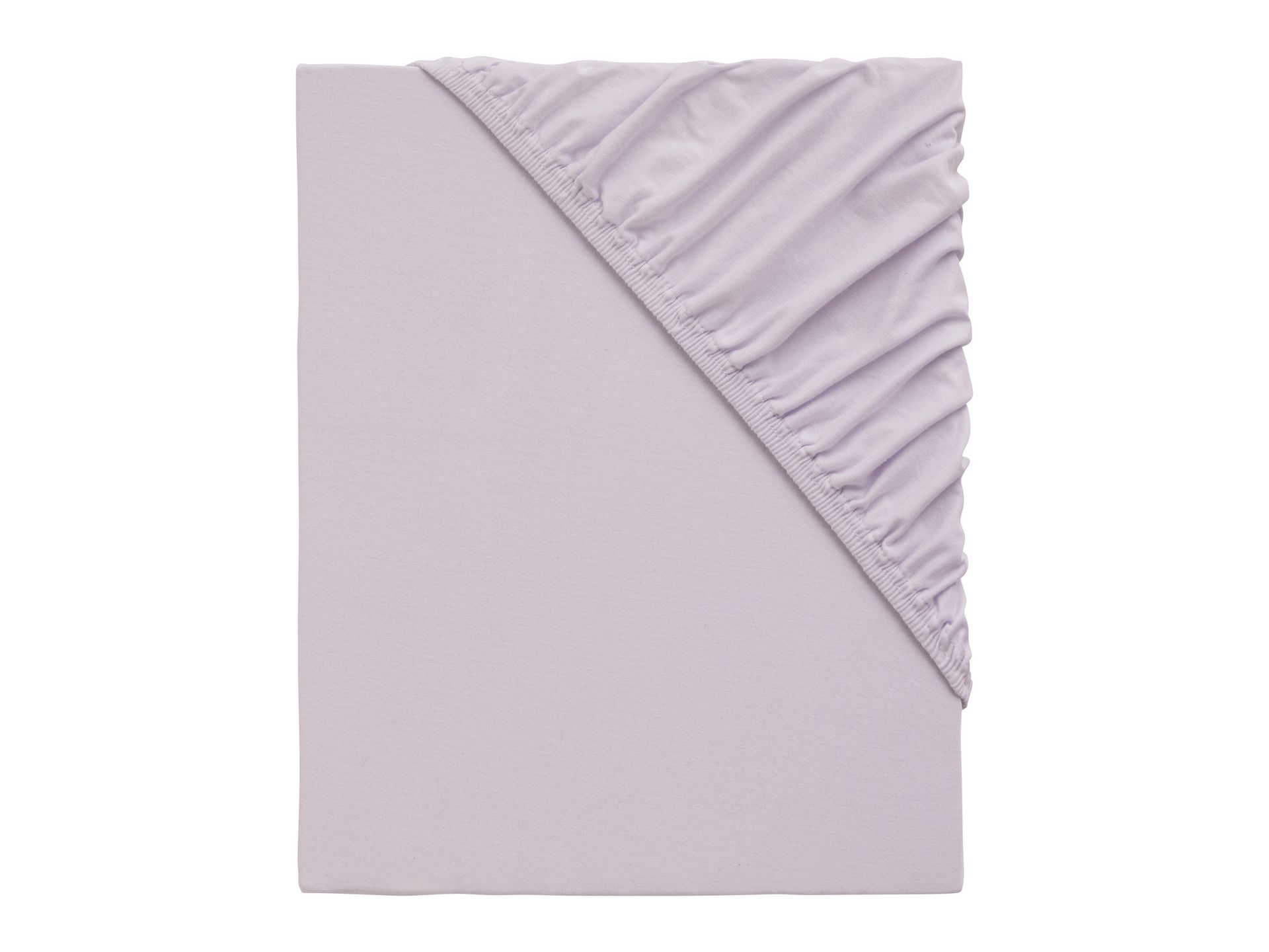 Emma Prześcieradło z dżerseju z gumką, 90-100 x 200 cm (Różowy)