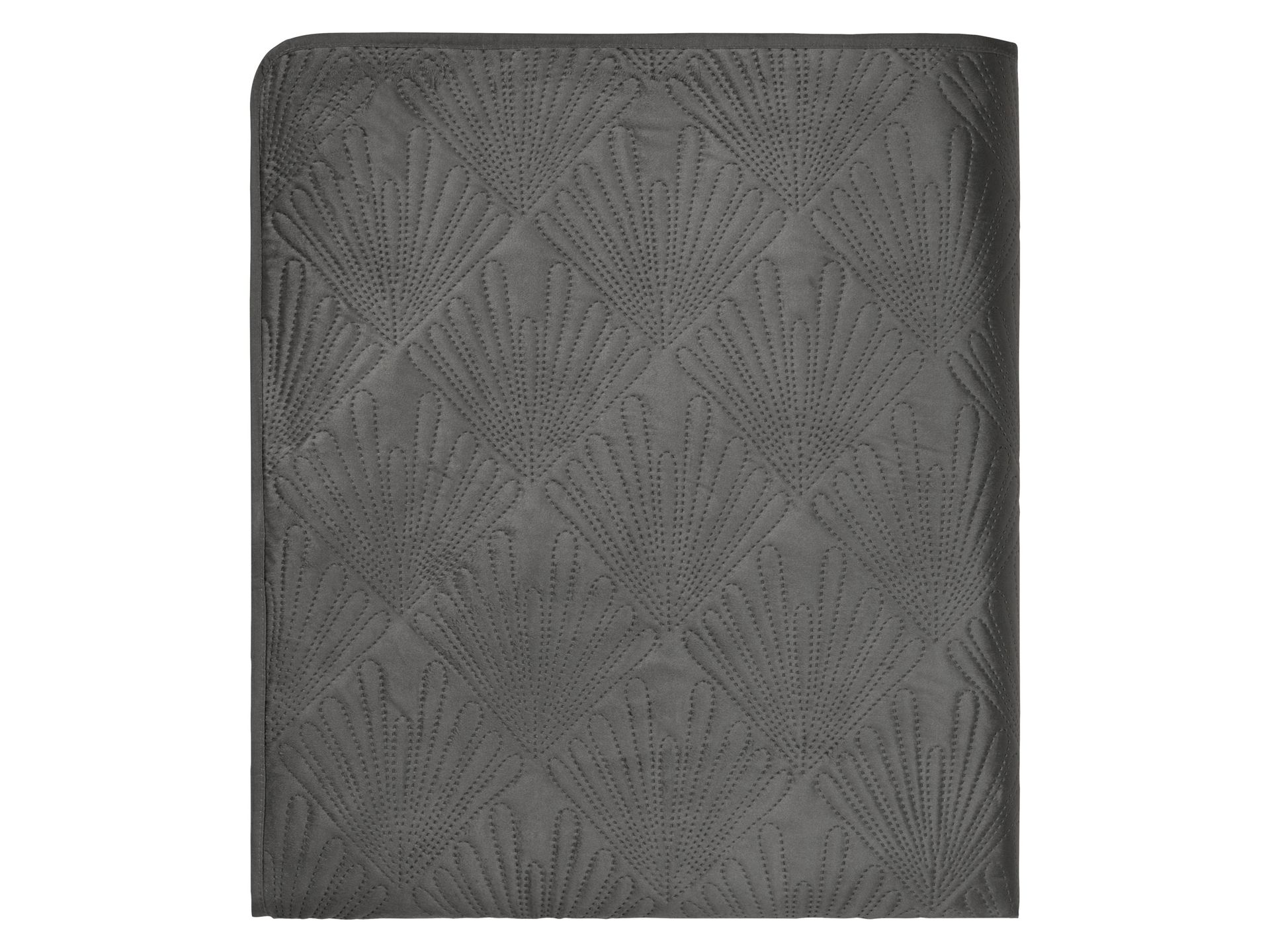 LIVARNO home Aksamitna narzuta, 200 x 220 cm (Ciemnozielony)