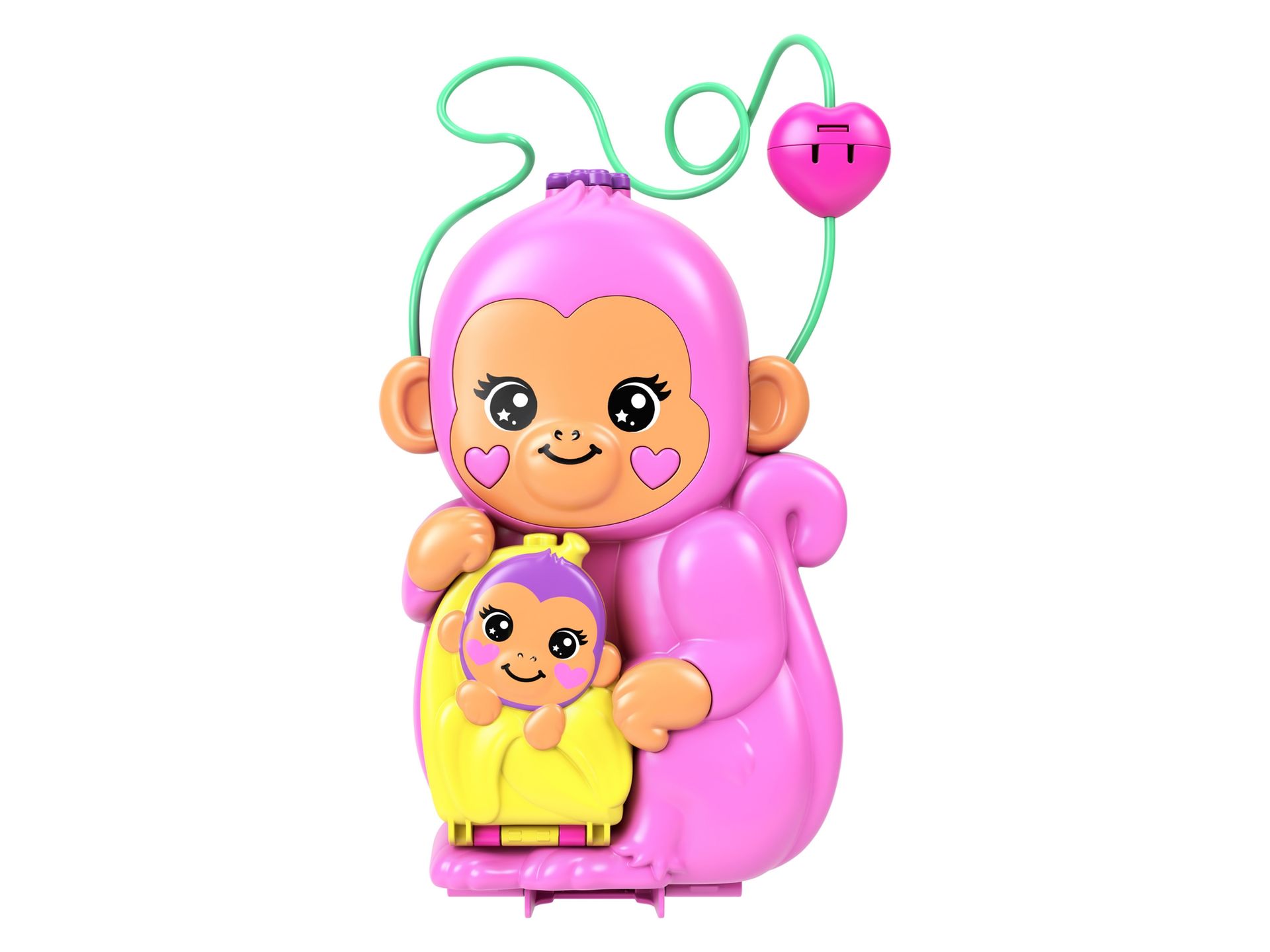 Polly Pocket Szkatułka (Mama małpa i dziecko)