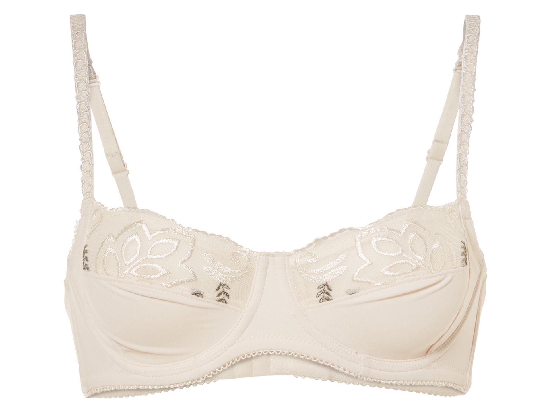 esmara® Biustonosz damski z haftem (85D, Różowy)