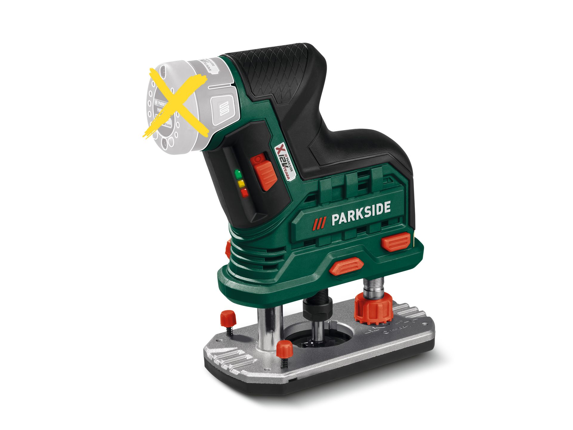 PARKSIDE® Akumulatorowa frezarka górnowrzecionowa 12 V, POFA 12 A2 (bez akumulatora i ładowarki)