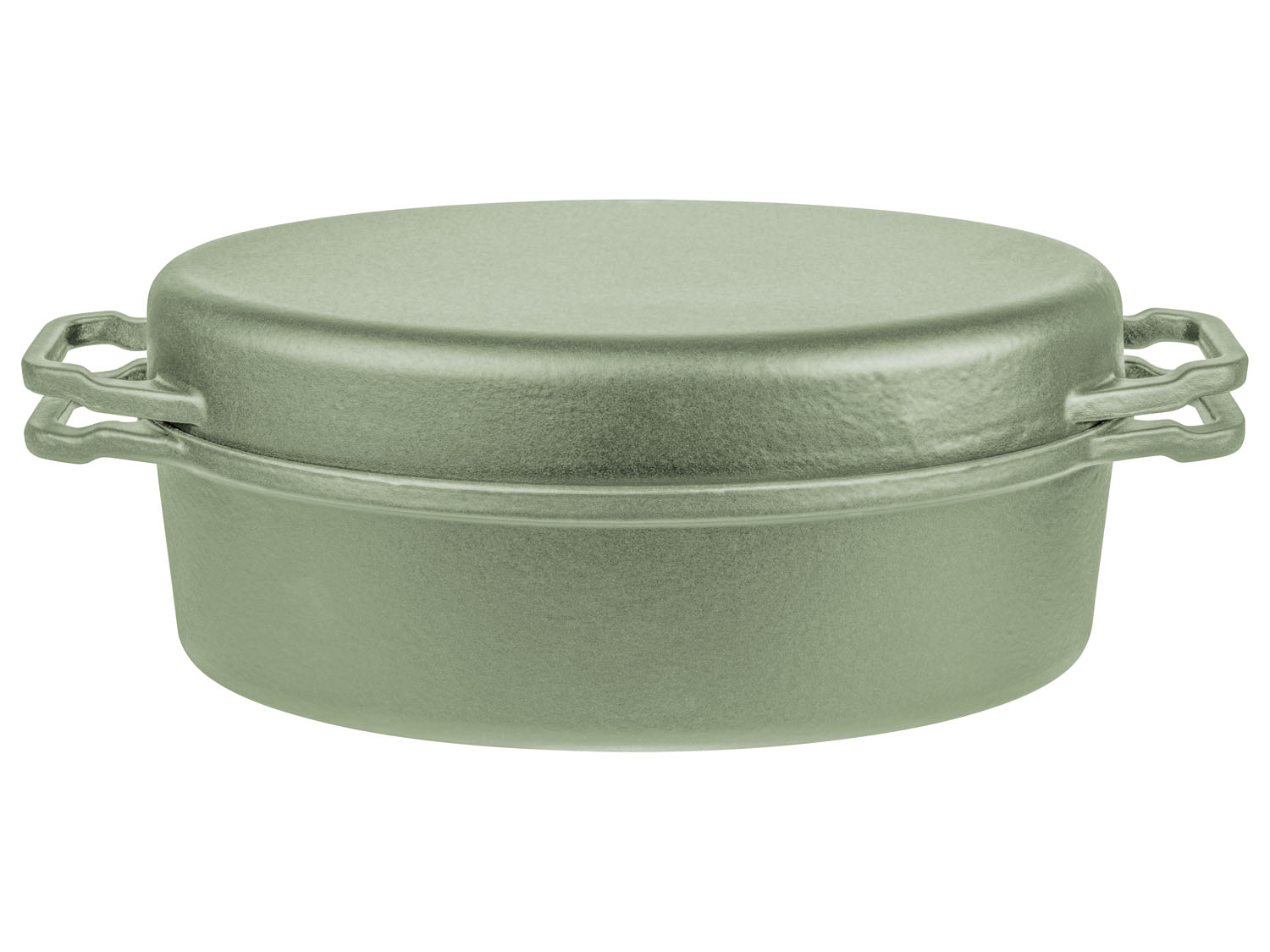 GSW Brytfanna żeliwna 2w1, 5,4 l (Zielony)