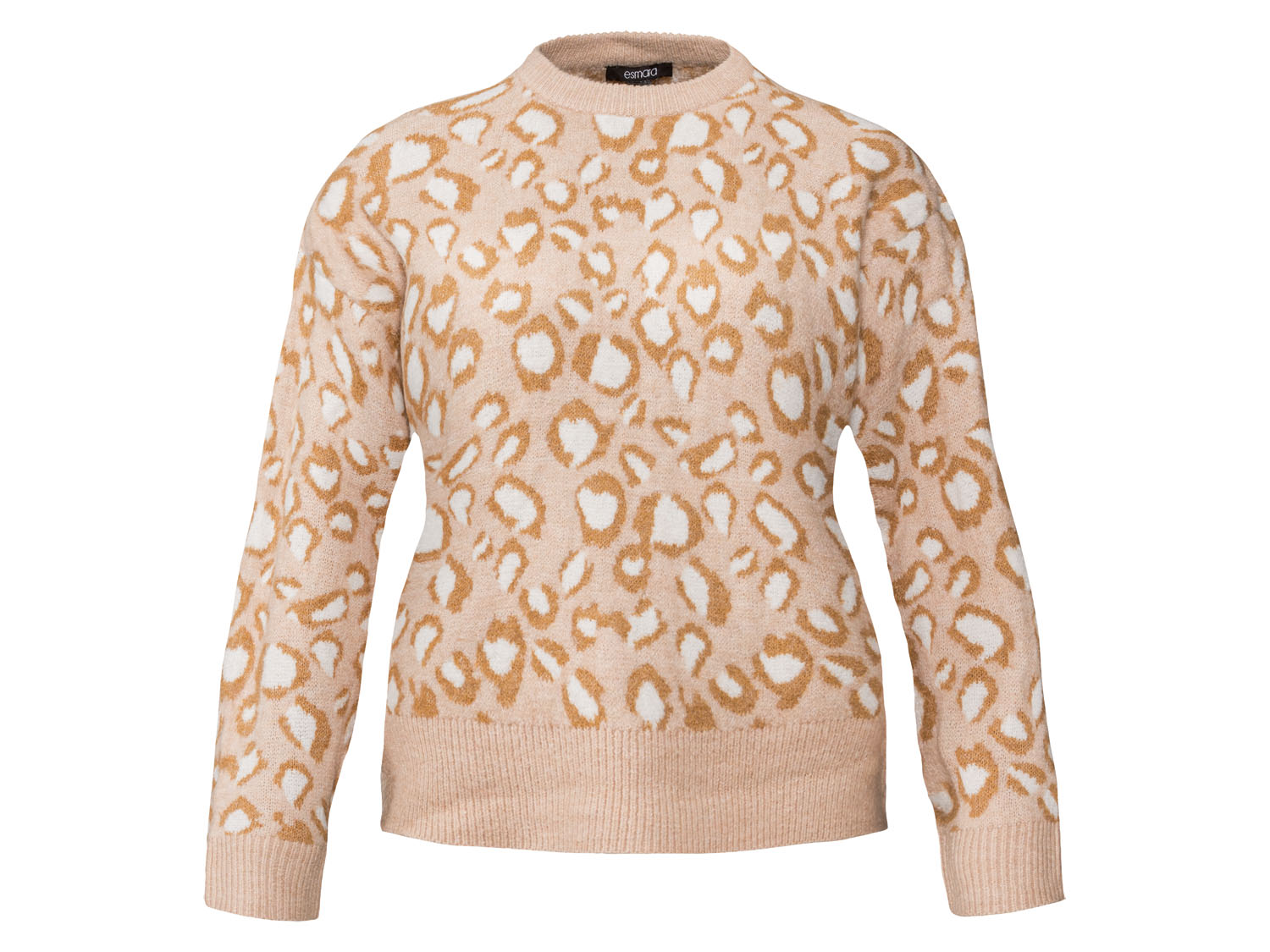 esmara® Sweter damski (L (44-46), Panterka)