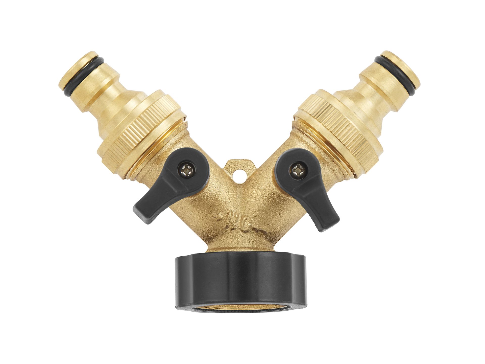 PARKSIDE® Mosiężny system wtykowy / rozdzielacz 2-drożny, odporny na korozję (Rozdzielacz 2-drożny)