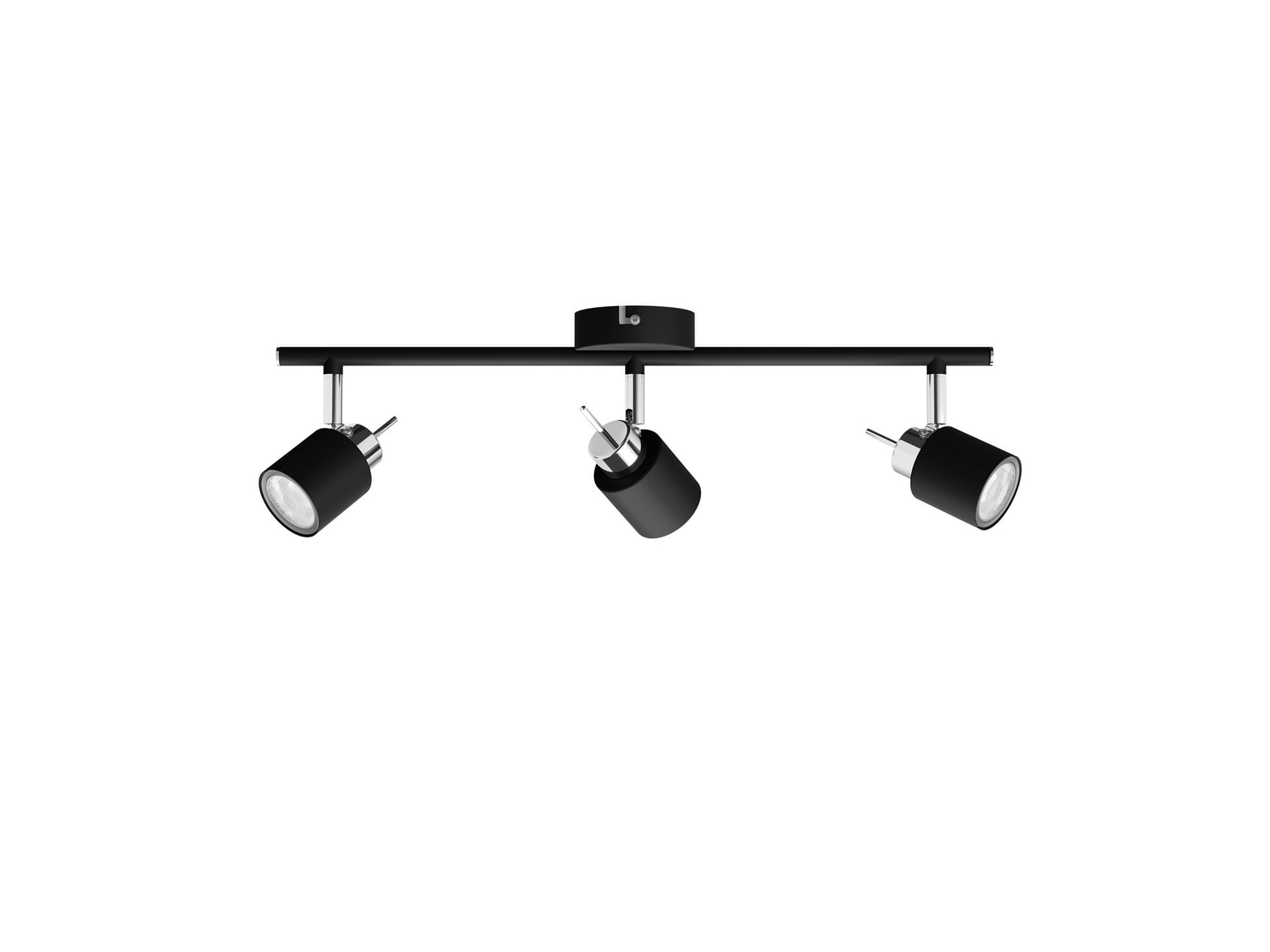 PHILIPS Lampa LED punktowa, 3 żarówki (Czarny)