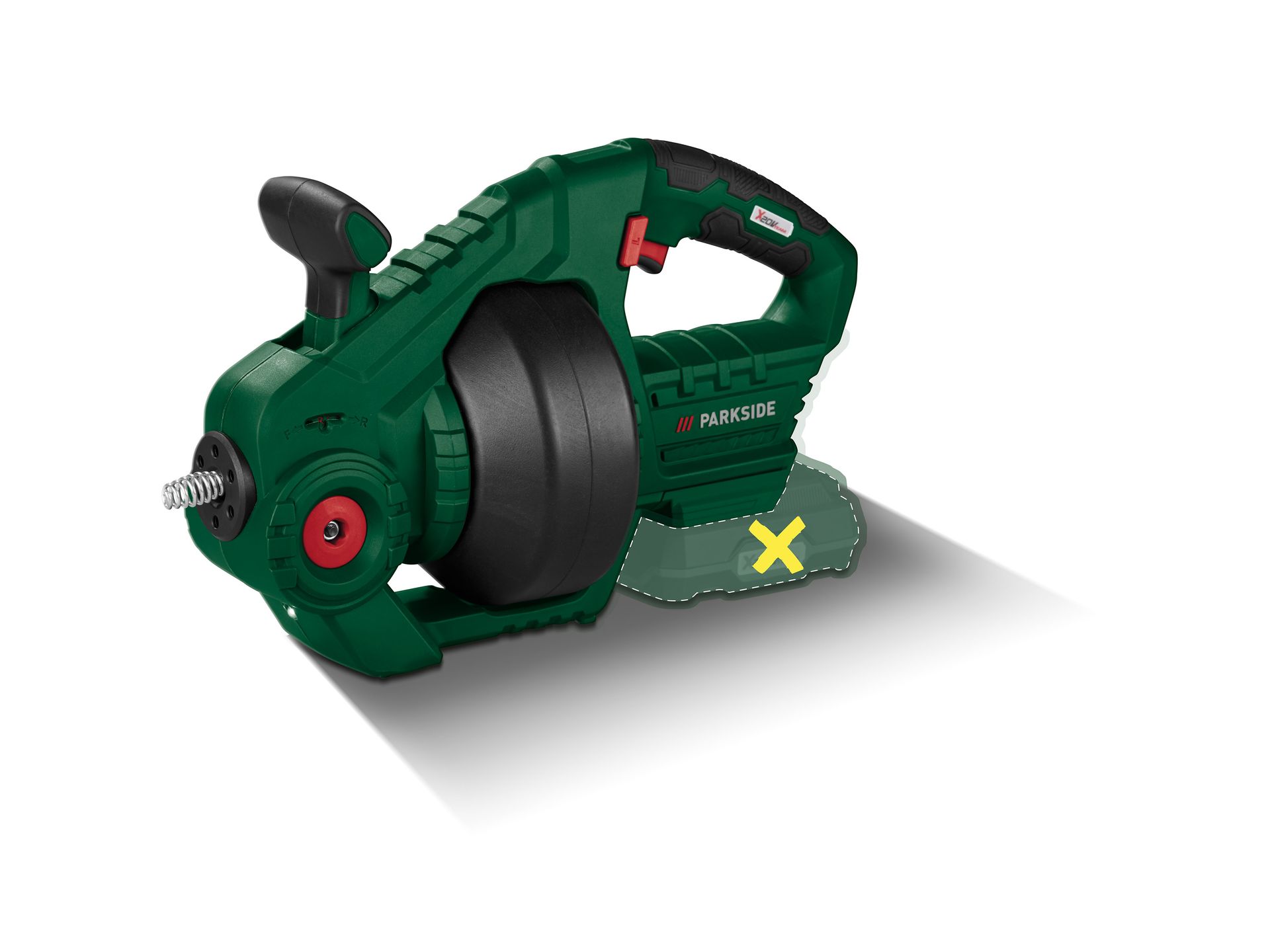 PARKSIDE® Akumulatorowa spirala do czyszczenia rur 20 V, PARRW 20-Li A1 (bez akumulatora i ładowarki)