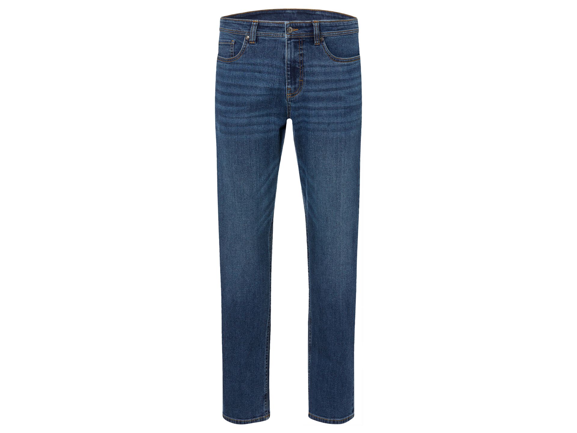 LIVERGY® Jeansy męskie z bawełną, relaxed fit (Niebieski, 48 (32/32))