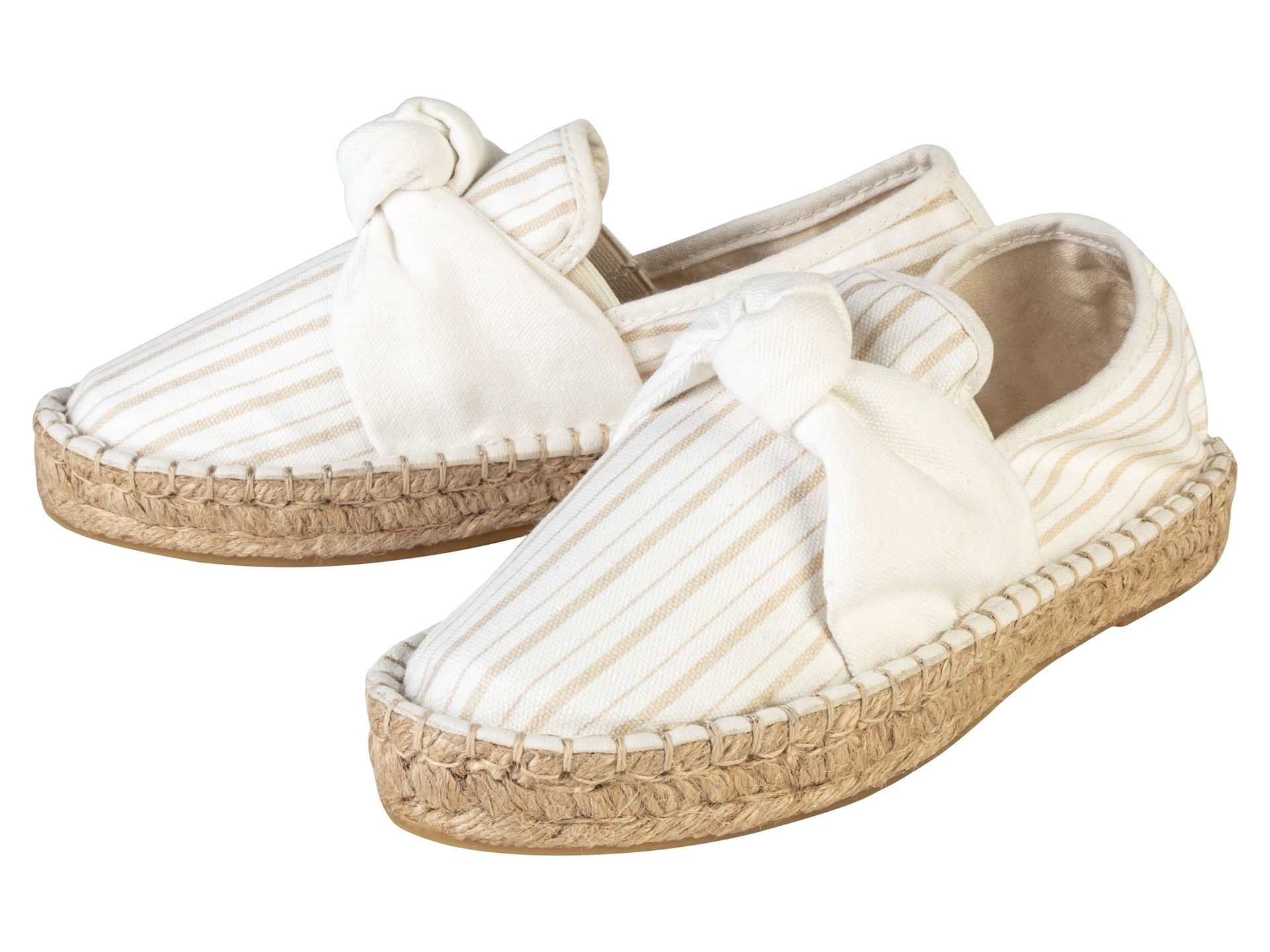 esmara® Espadryle damskie z bawełną (Beżowy, 37)