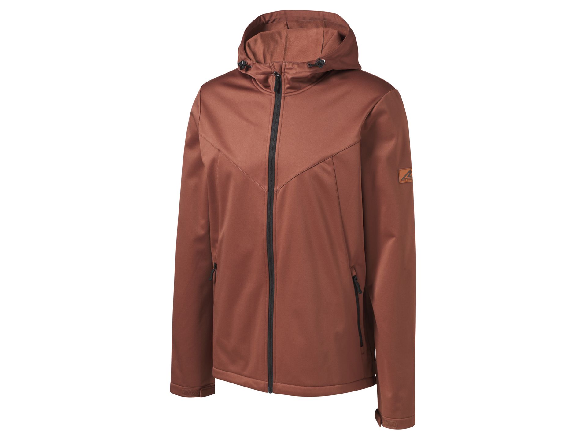 CRIVIT Kurtka softshell męska (S (44-46), Brązowy)