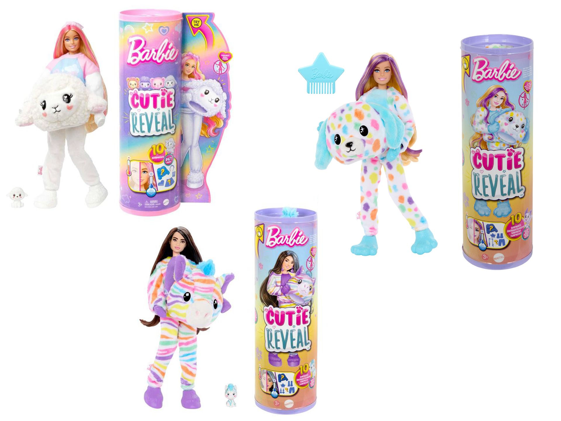 Barbie Lalka, z pluszowym kostiumem