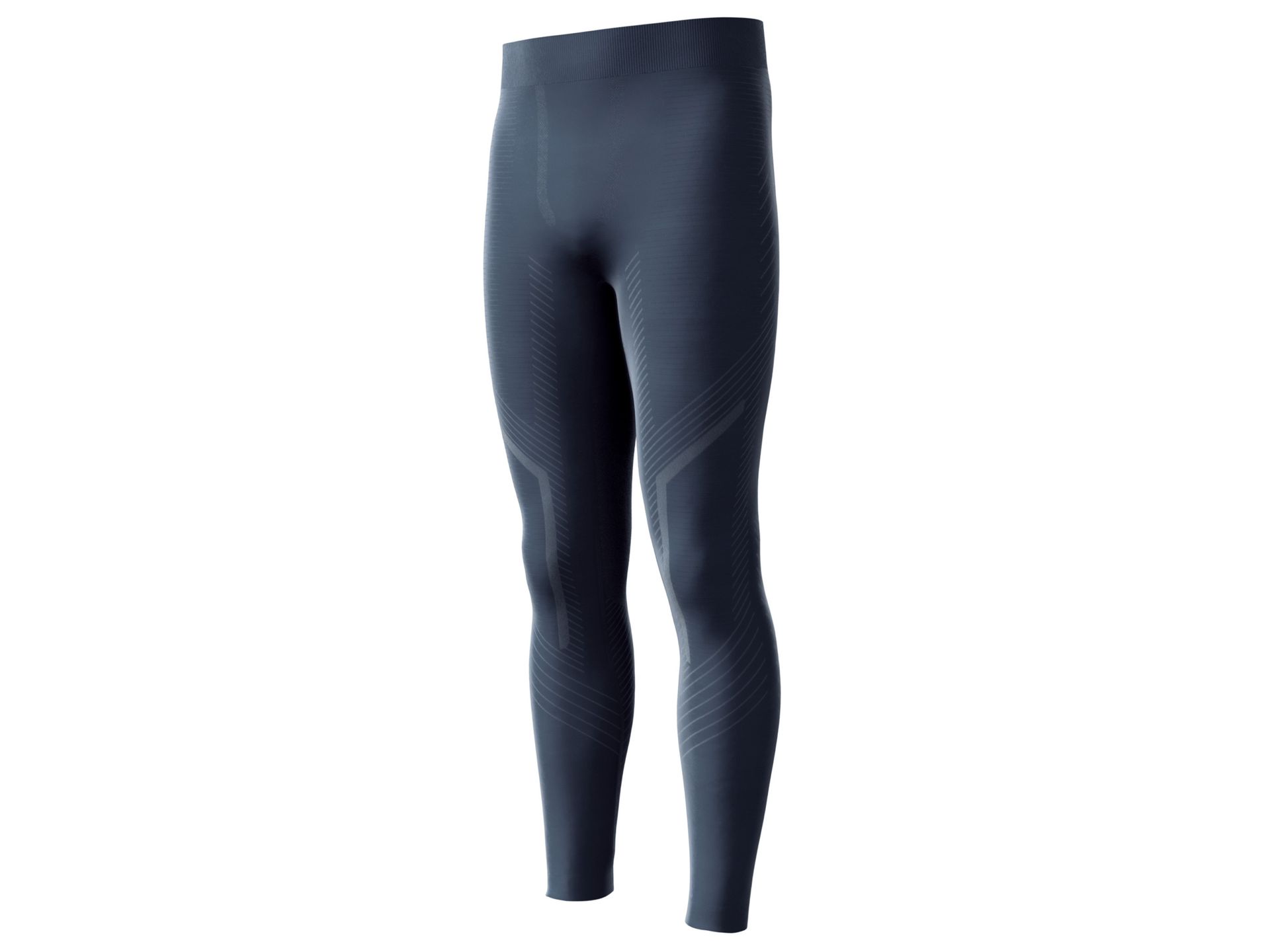 CRIVIT Legginsy funkcyjne męskie, bezszwowe (6/L, Granatowy)