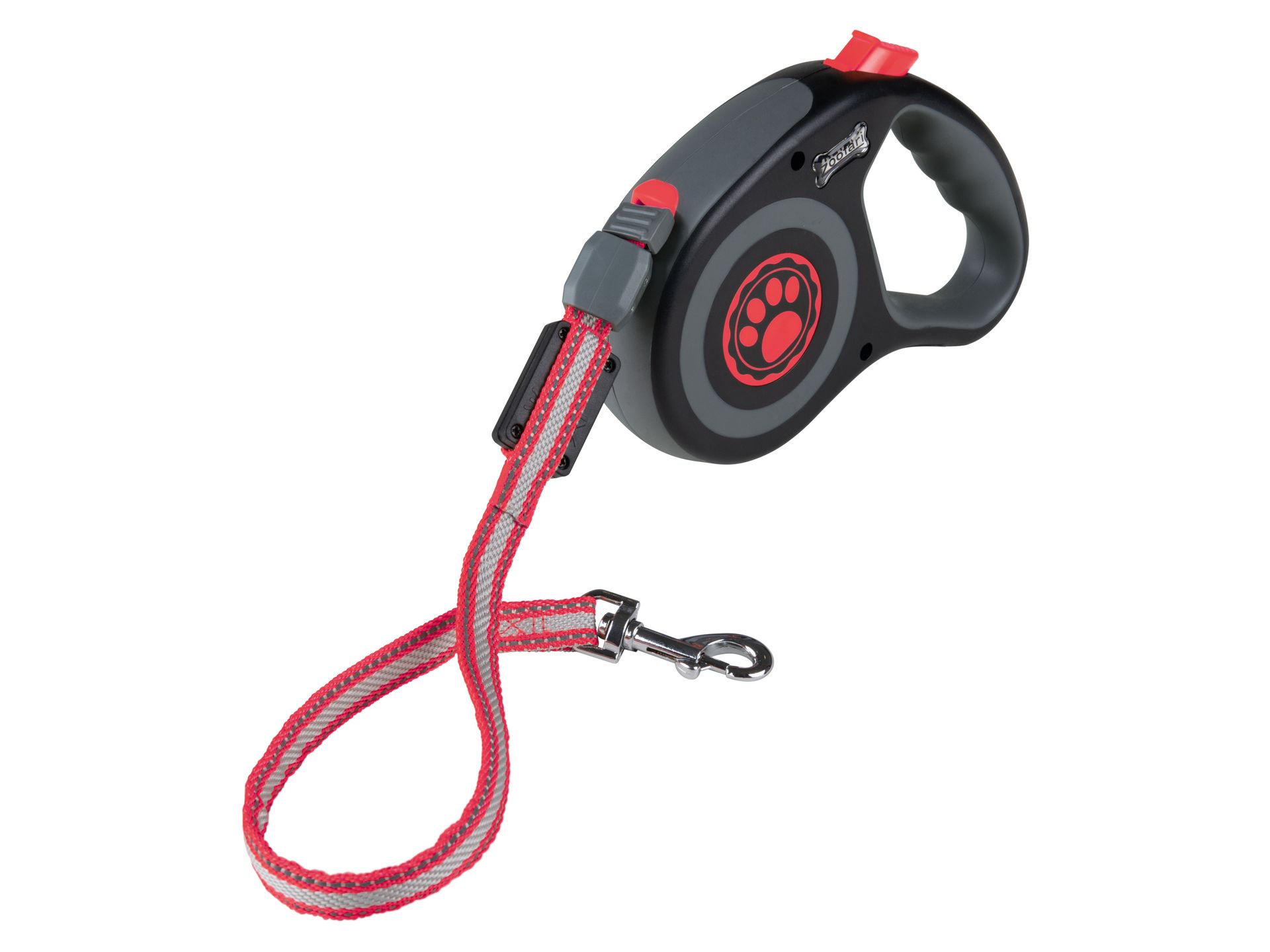 zoofari® Smycz automatyczna LED (różowy, mały)