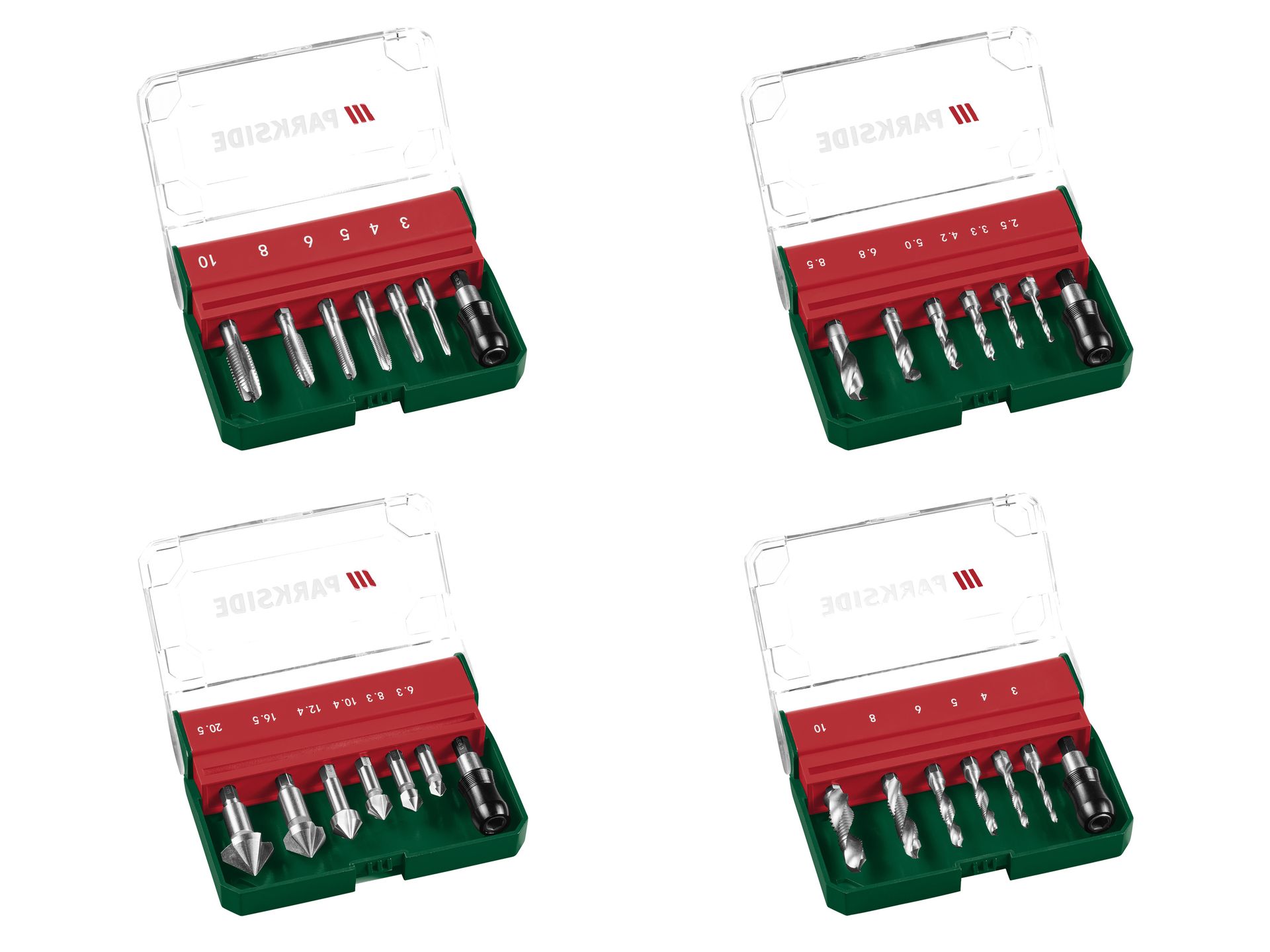 PARKSIDE® Zestaw wierteł i gwintowników