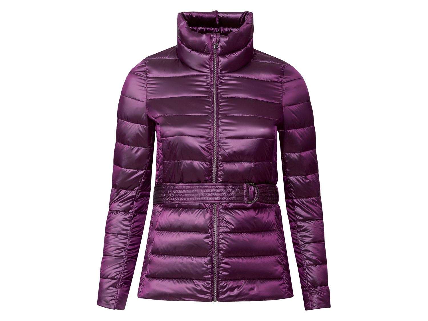 esmara® Lekka kurtka damska z paskiem (Fioletowy, S (36-38))