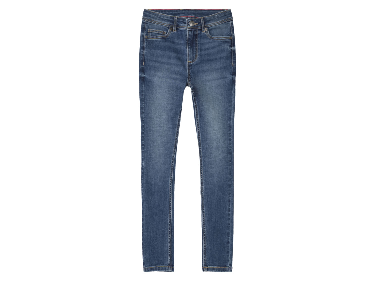 pepperts!® Jeansy dziewczęce, super skinny fit (164, Niebieski)