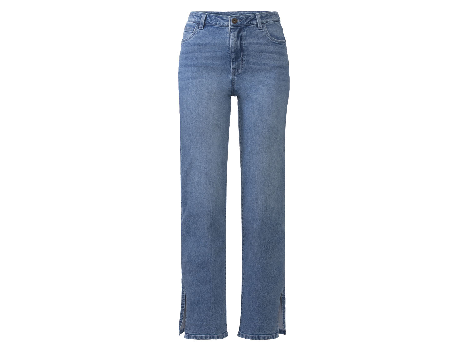esmara® Jeansy damskie Skinny fit (Niebieski denim, 42)