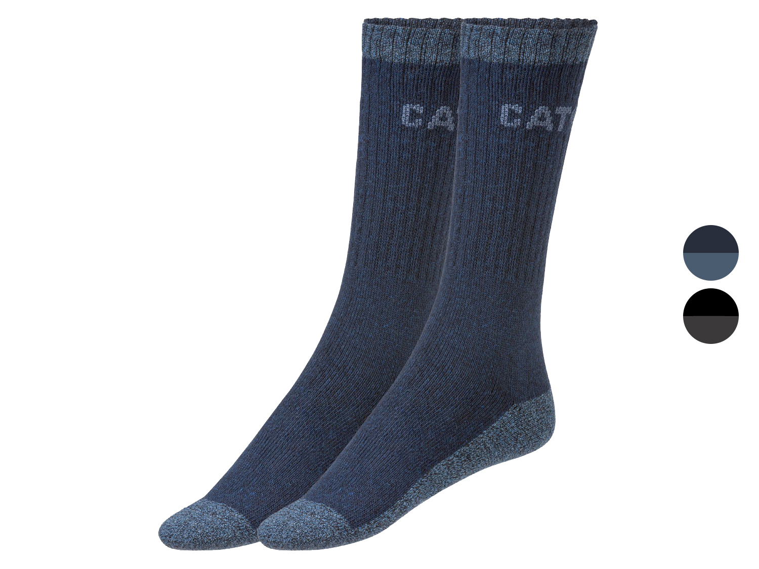 Caterpillar Męskie skarpety robocze termiczne, 2 pary