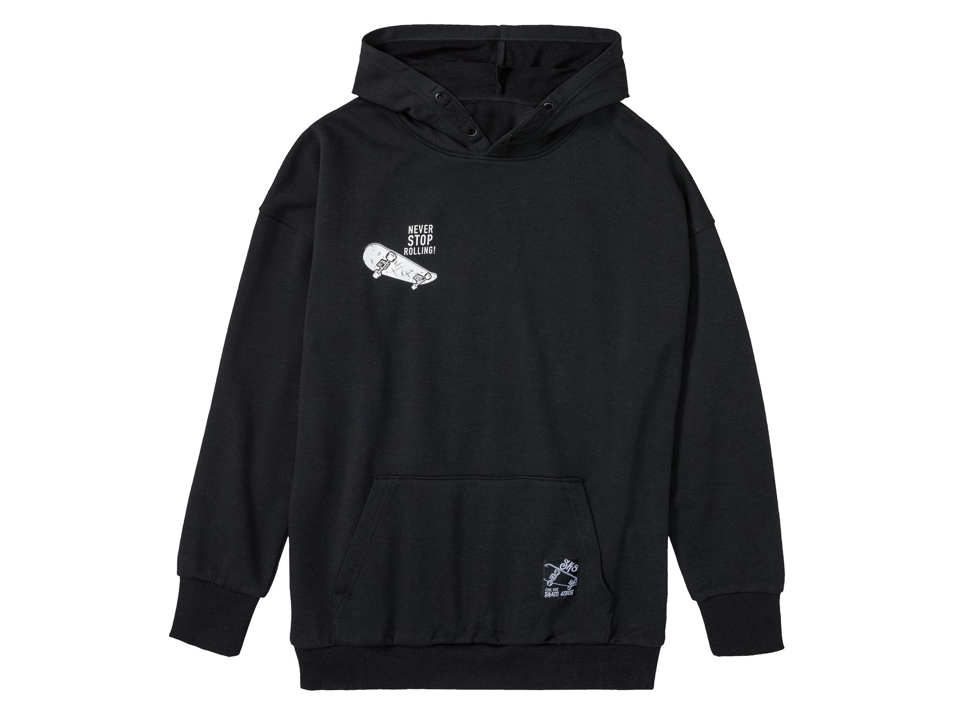 pepperts!® Bluza chłopięca z kapturem (Czarny, 134-140)