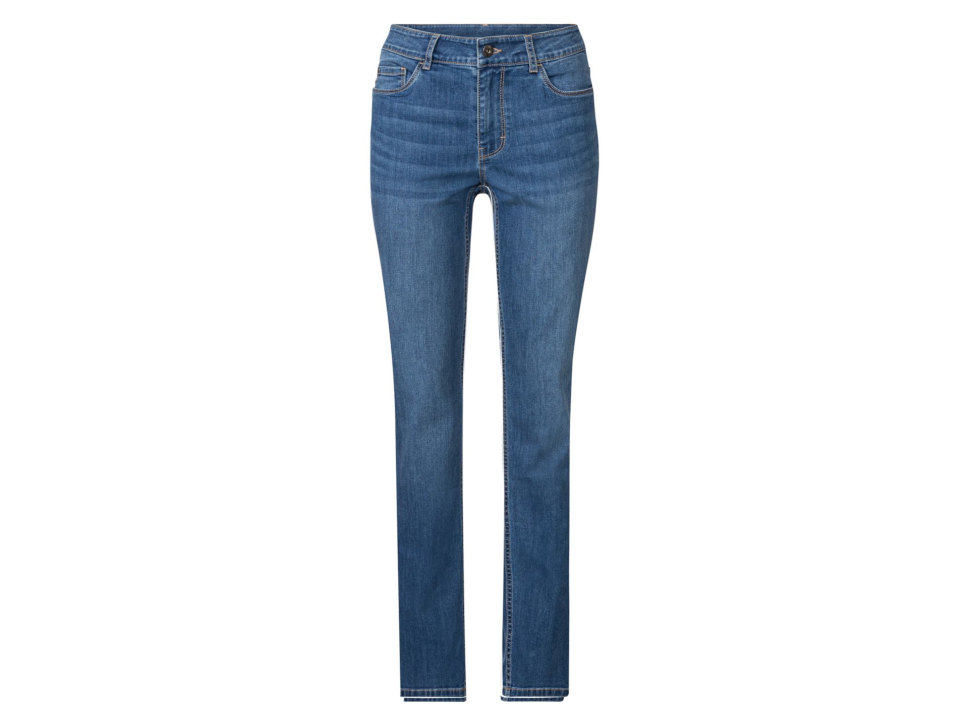 esmara® Jeansy damskie slim fit (Standardowa długość, Jasnoniebieski, 36)
