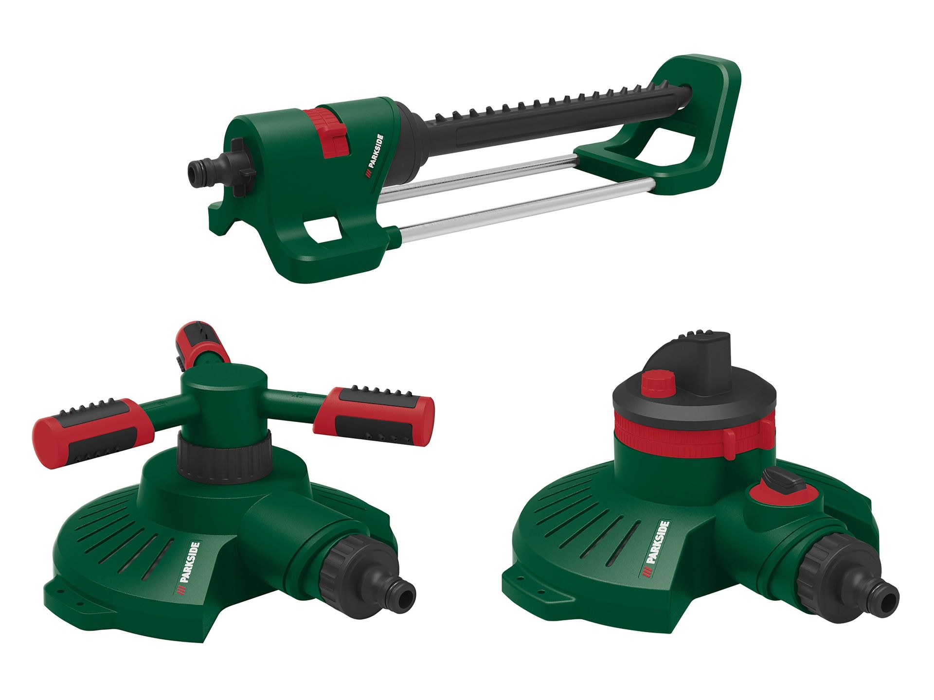 PARKSIDE® Zraszacz kwadratowy / kołowy / dookolny, z filtrem precyzyjnym