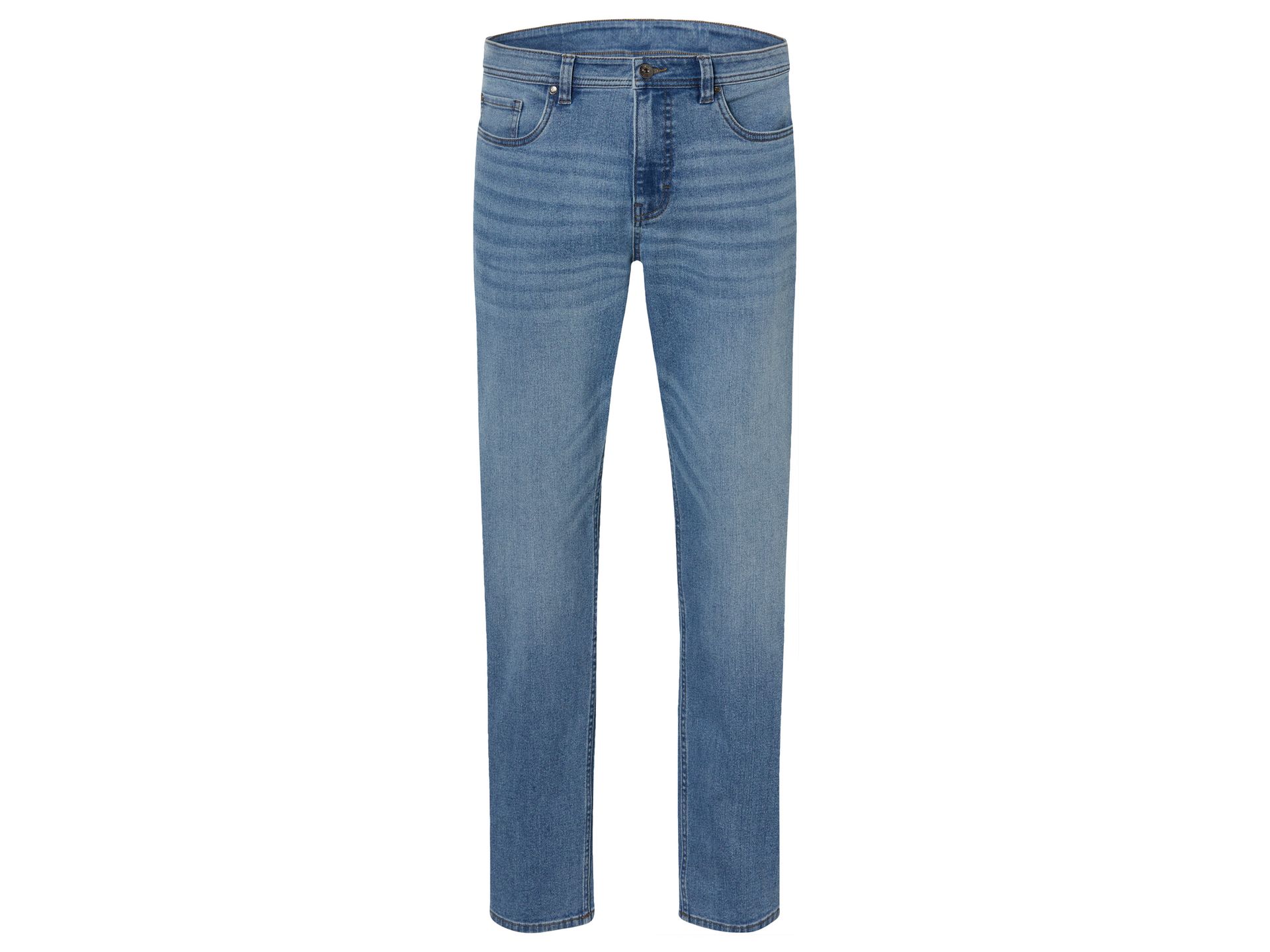 LIVERGY® Jeansy męskie z bawełną, relaxed fit (Jasnoniebieski, 52 (36/32))