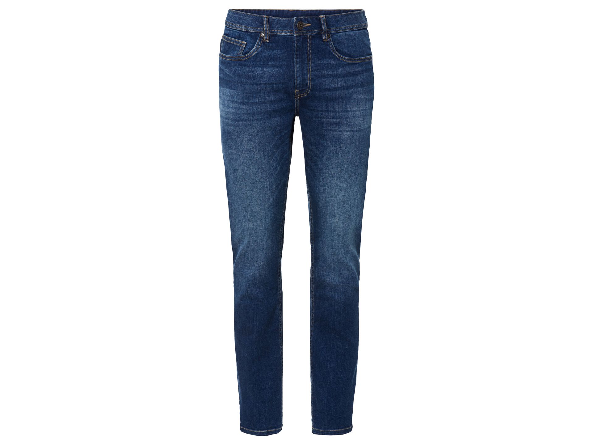 LIVERGY® Jeansy męskie z bawełną, slim fit (46 (30/32), Niebieski)