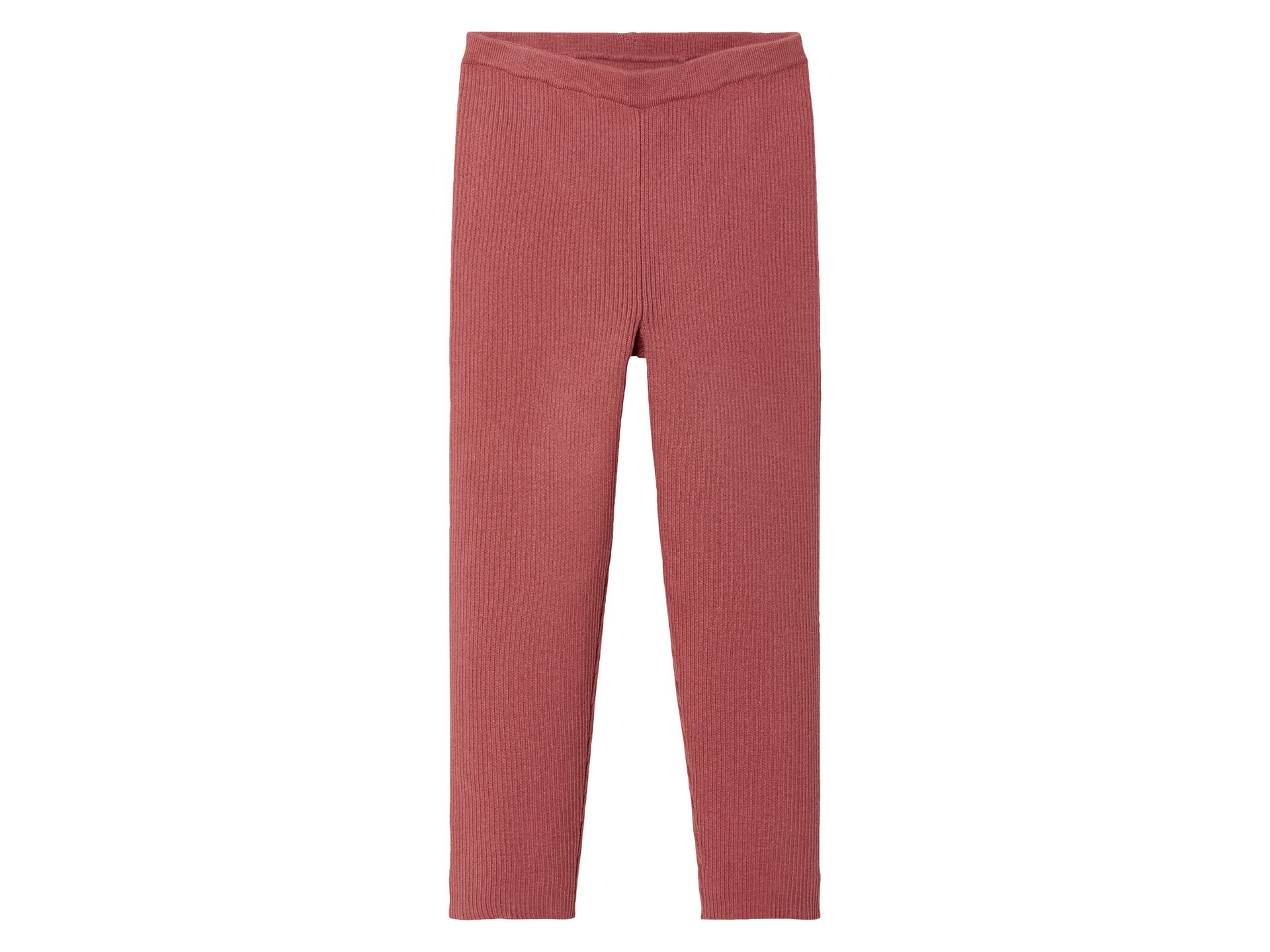 lupilu® Legginsy dziecięce z dzianiny (98 - 104, Rdzawy)
