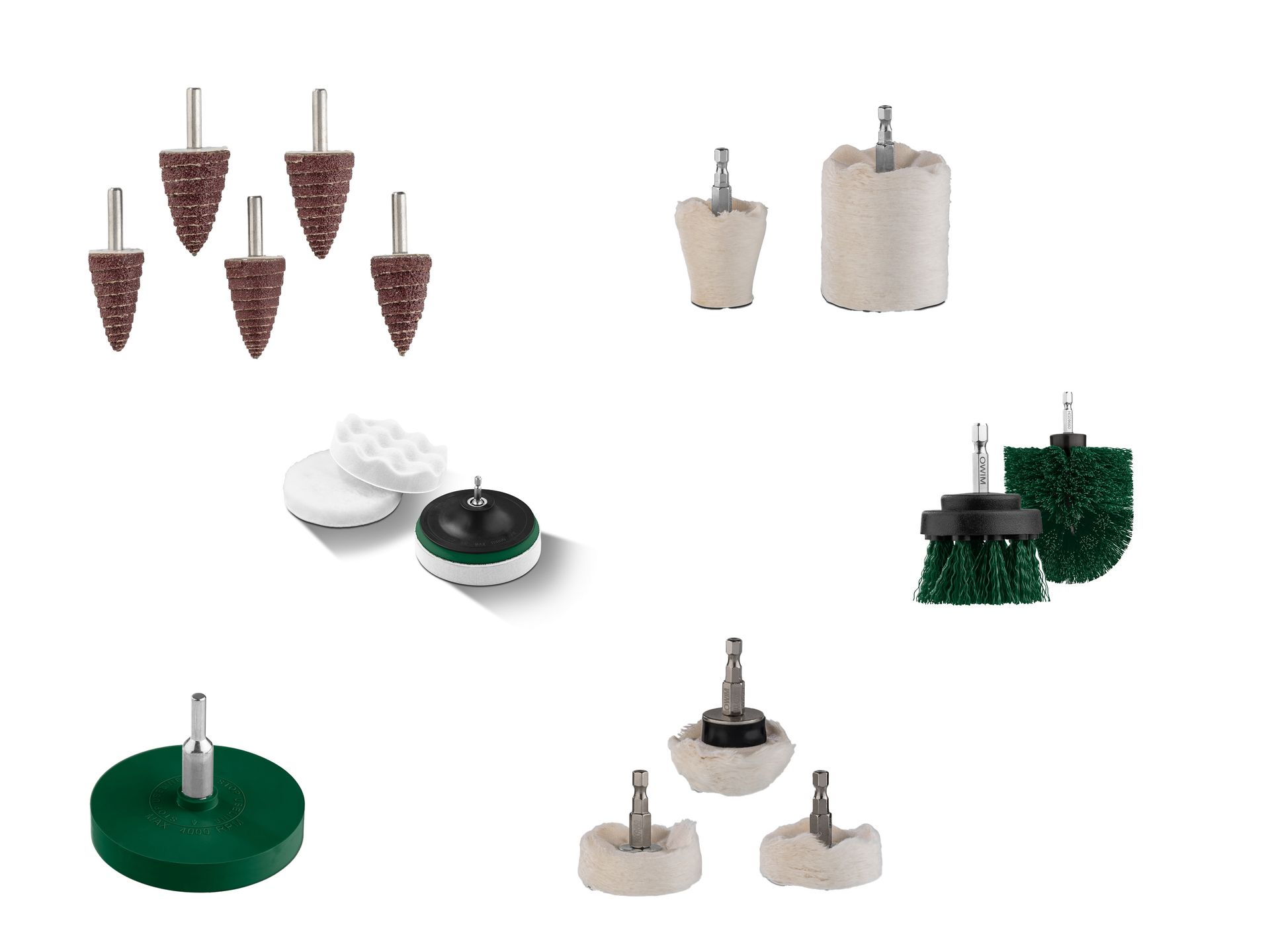 PARKSIDE® Akcesoria do szlifowania lub polerowania, uchwyt Ø 6,3 mm