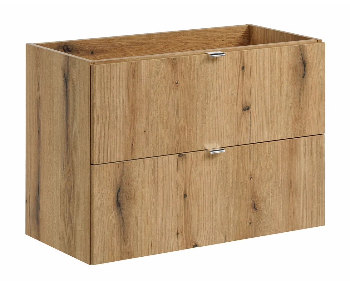 Szafka pod umywalkę z szufladami w kolorze dąb R8-A59
