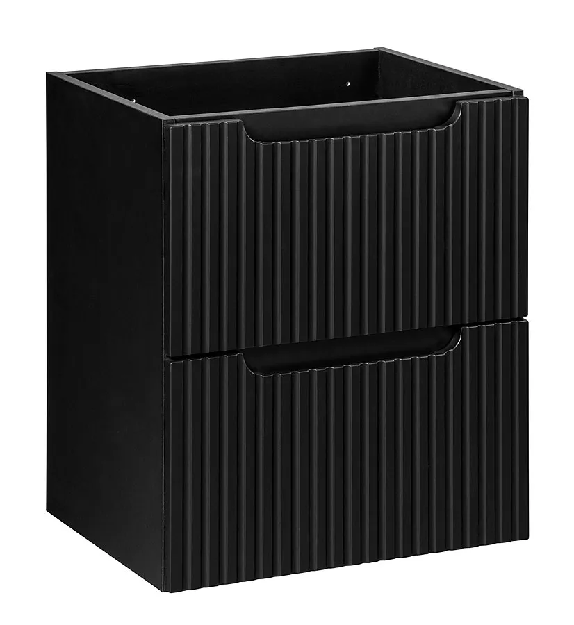 Czarna szafka łazienkowa z szufladami A4-Z33