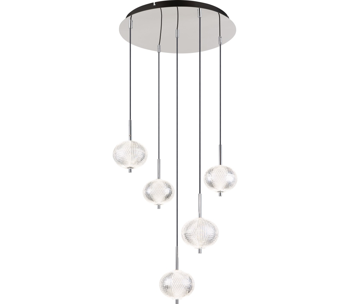 Globo 16042-5HC - LED Żyrandol na lince AIDA 5xLED/6,6W/230V 3000K/4500K/6500K